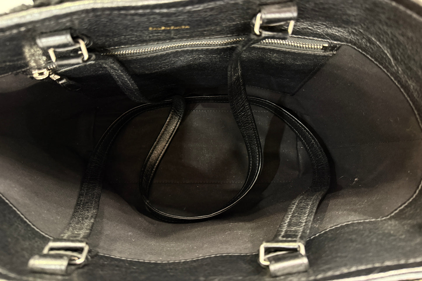 BALENCIAGA Barbes Wool Tote Bag