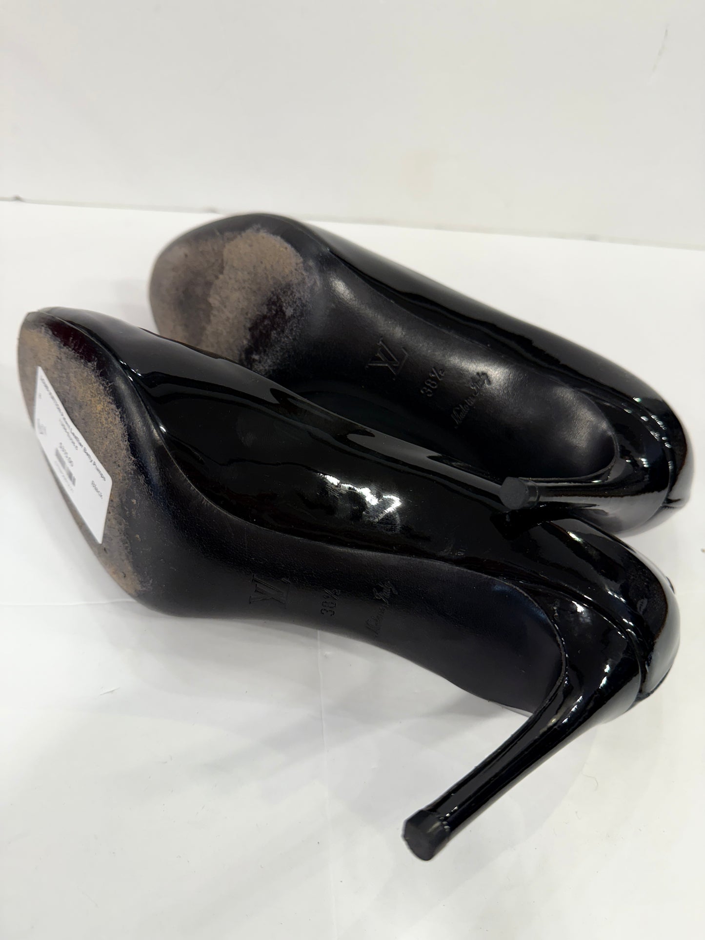 LOUIS VUITTON Patent Leather Betty Pumps / US8-EU38.5