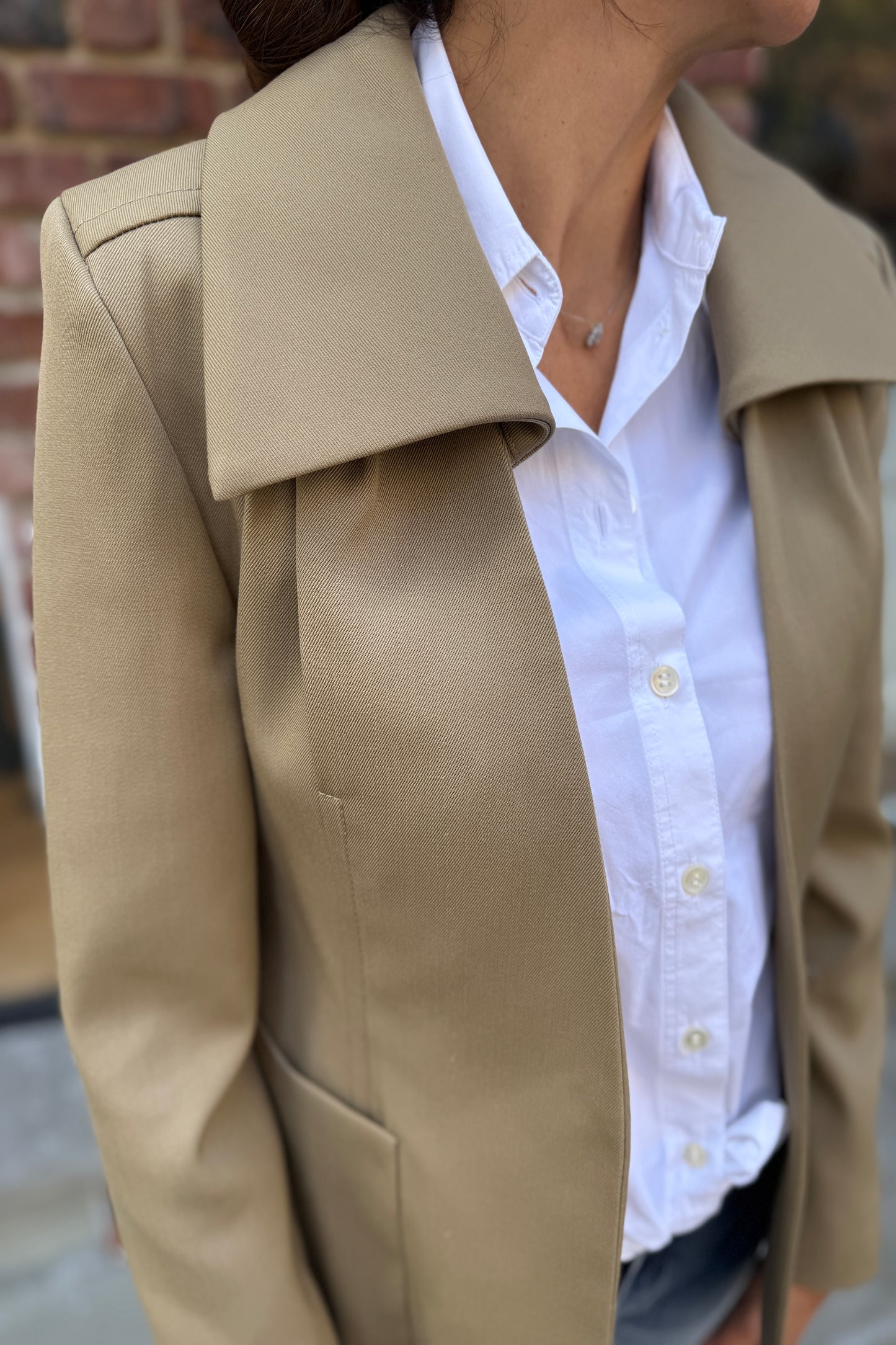 LANVIN Jacket with Removable Collar / S-EU36