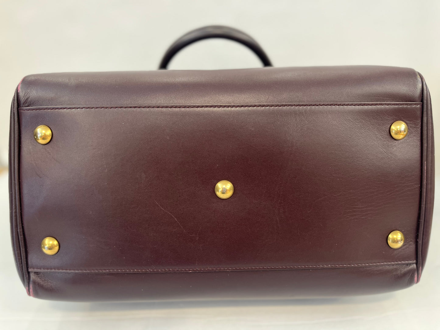 SAINT LAURENT Leather Duffle Bag