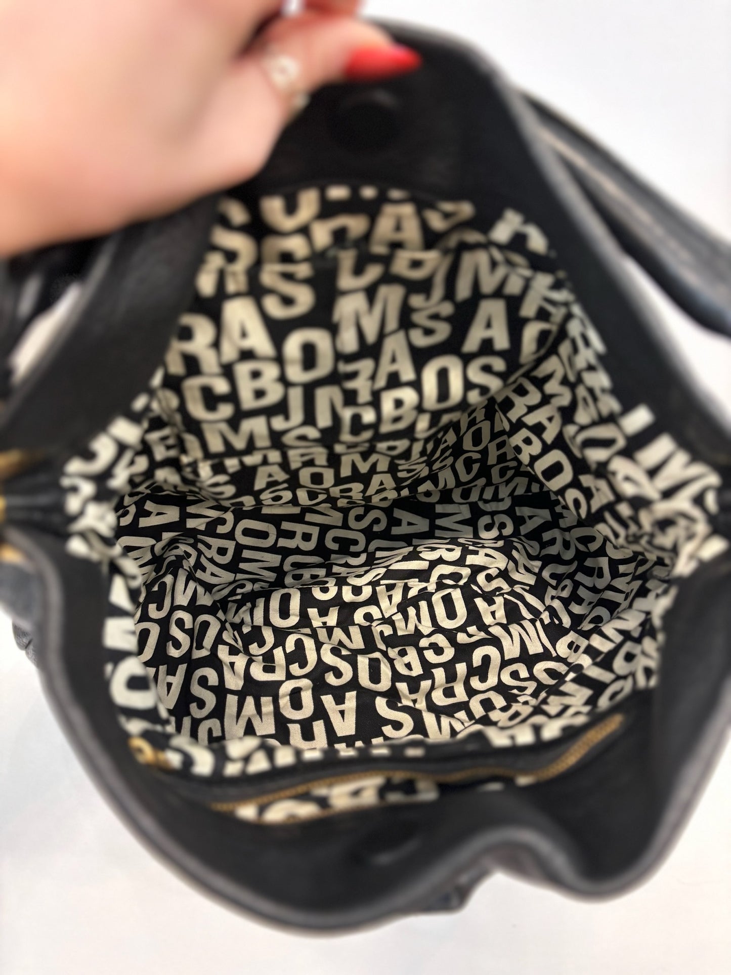 MARC JACOBS Leather Hobo Bag