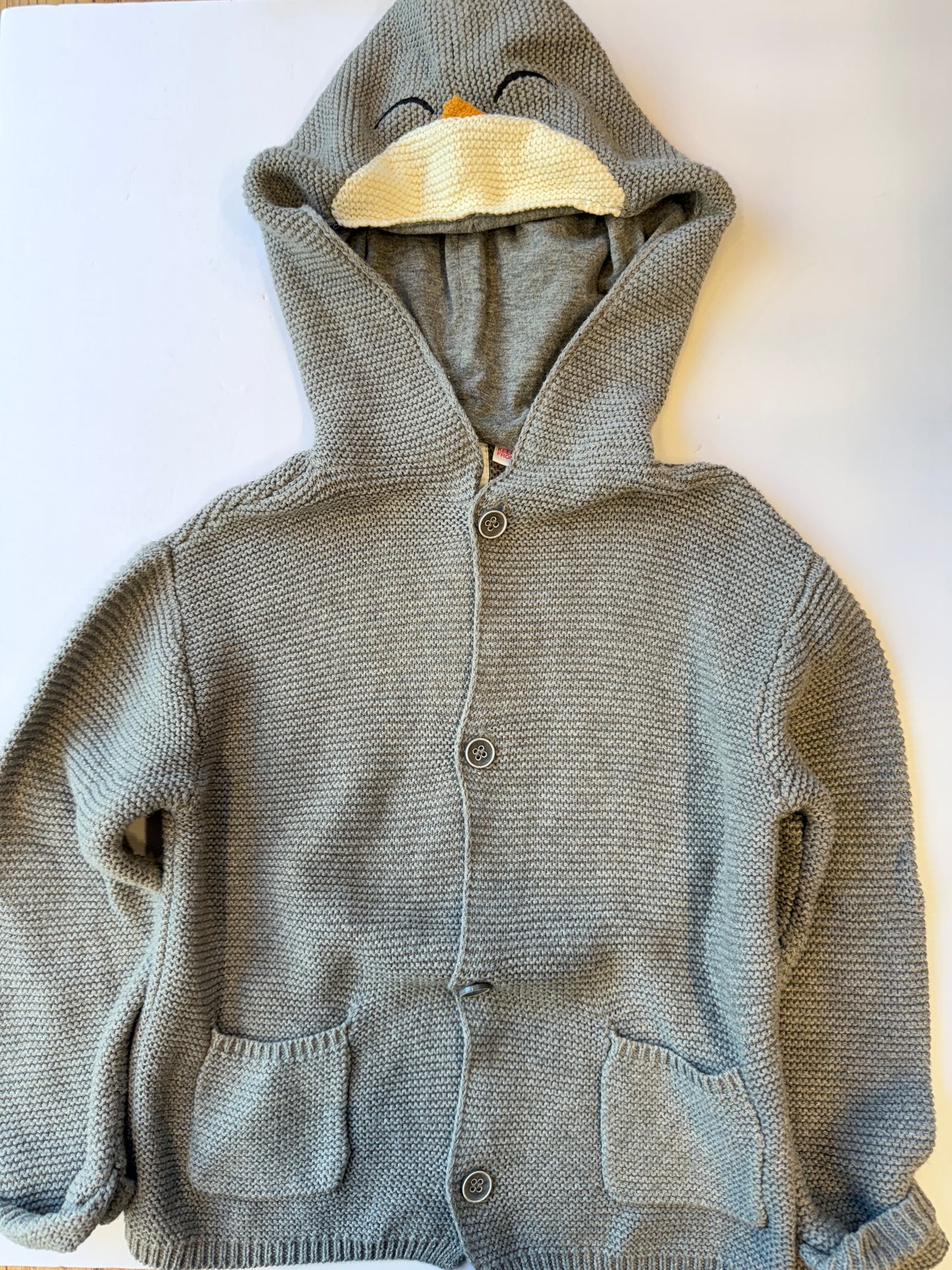 ZARA knitted buttoned cardigan LS /3-4Y