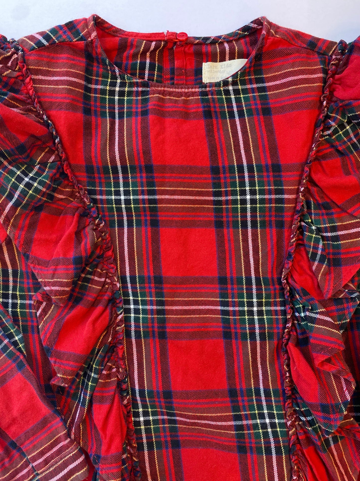 ZARA Top with Ruffles LS / 9Y