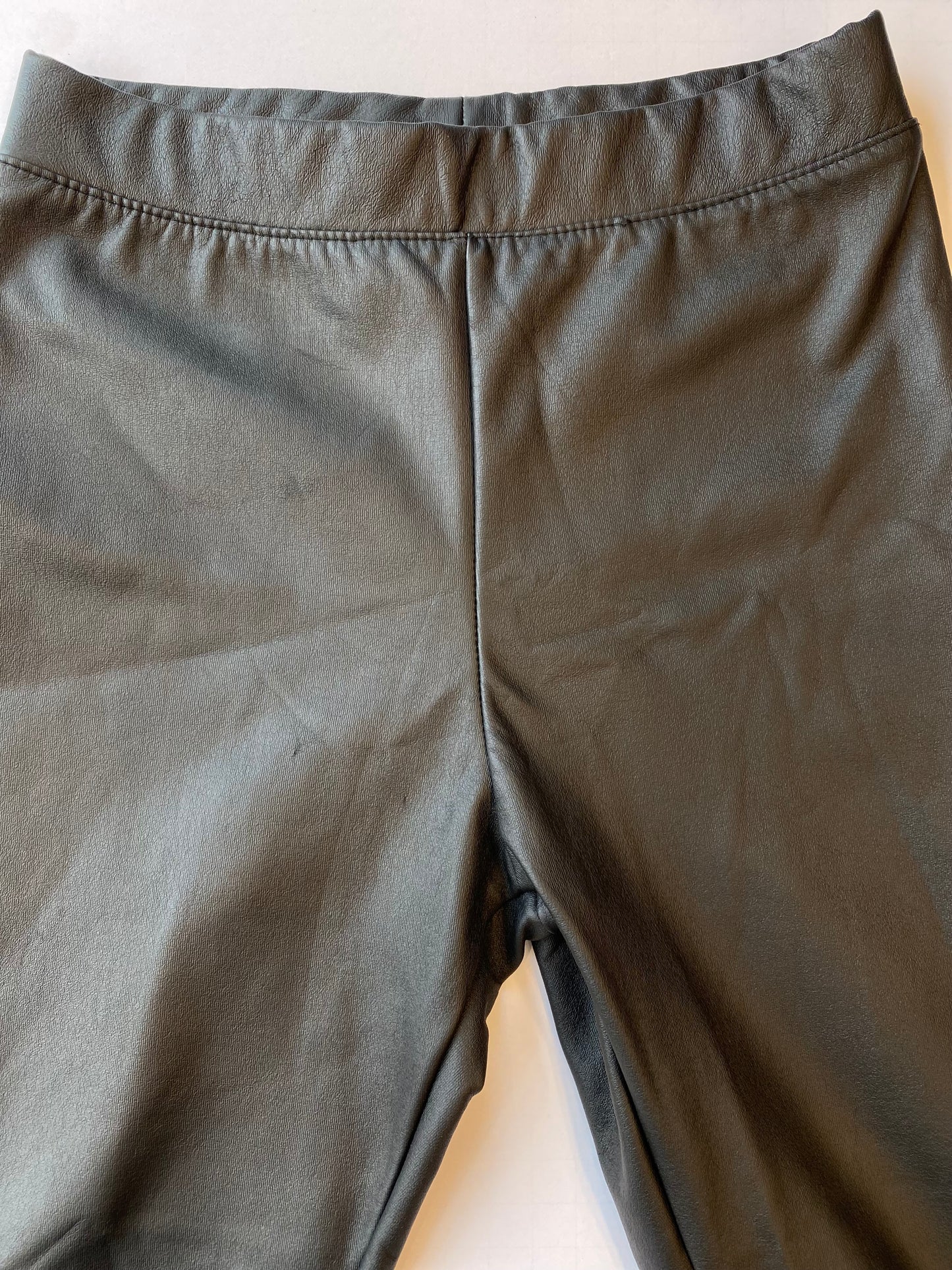 H&M Faux leather legging / 9-10Y