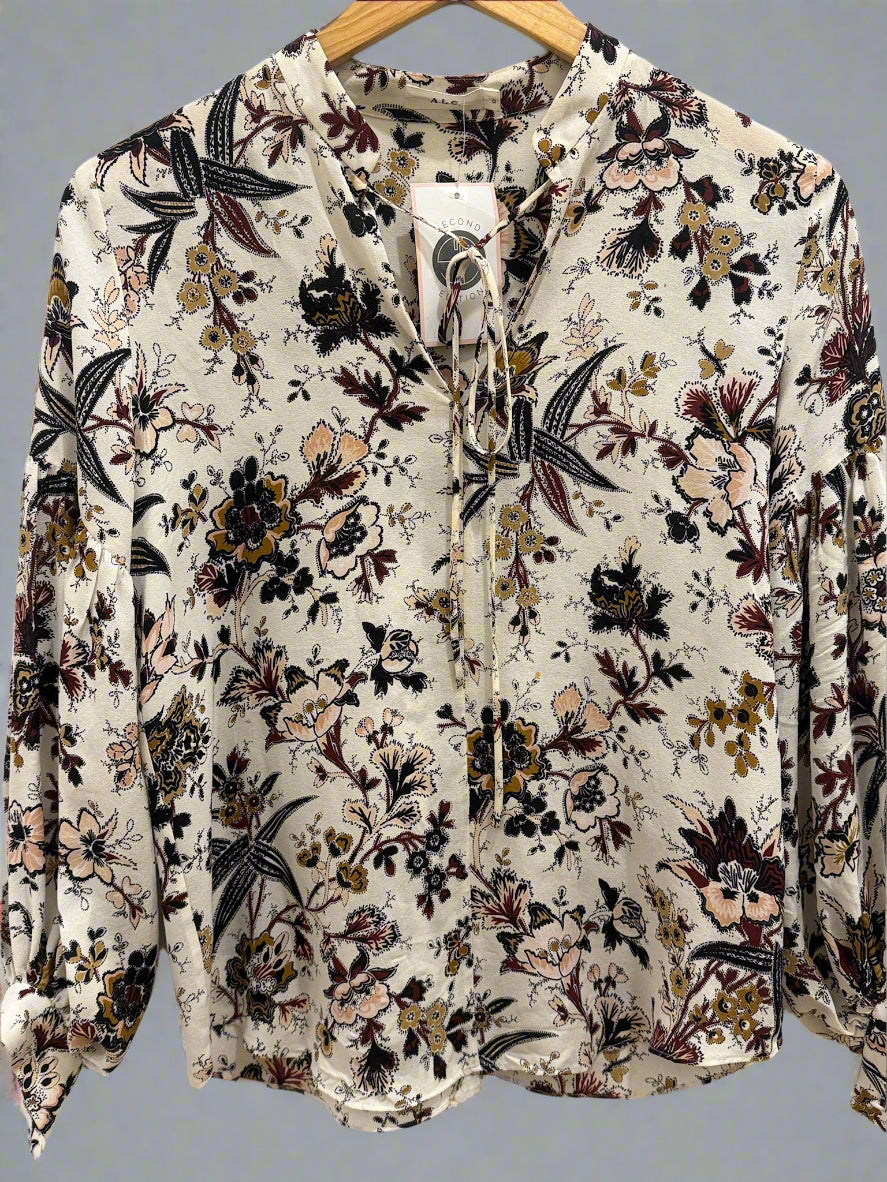 ALC LS Silk Blouse/XS