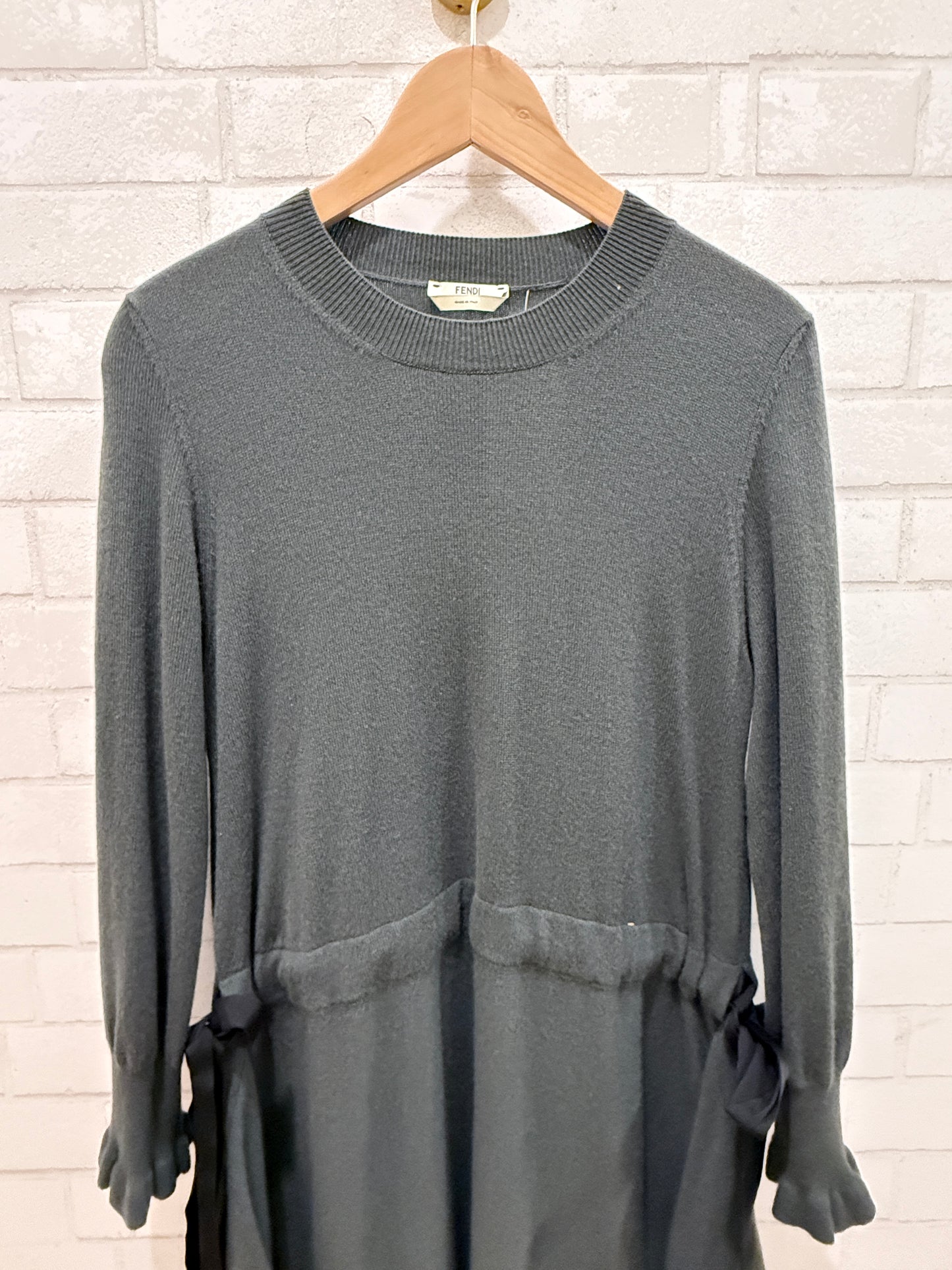 FENDI Cashmere LS Sweater Dress / M