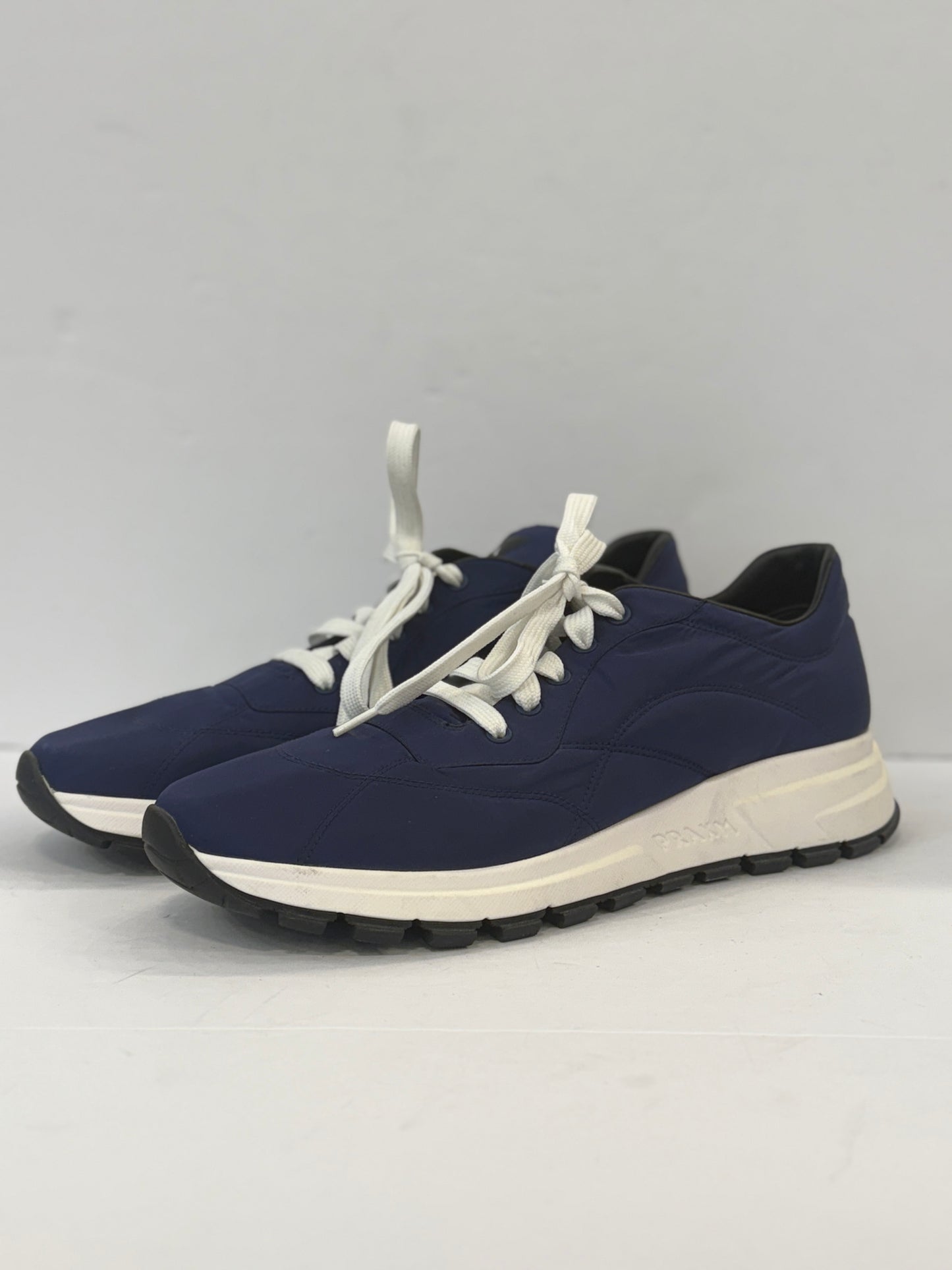 PRADA Navy Nylon Sneakers / US10-EUR41