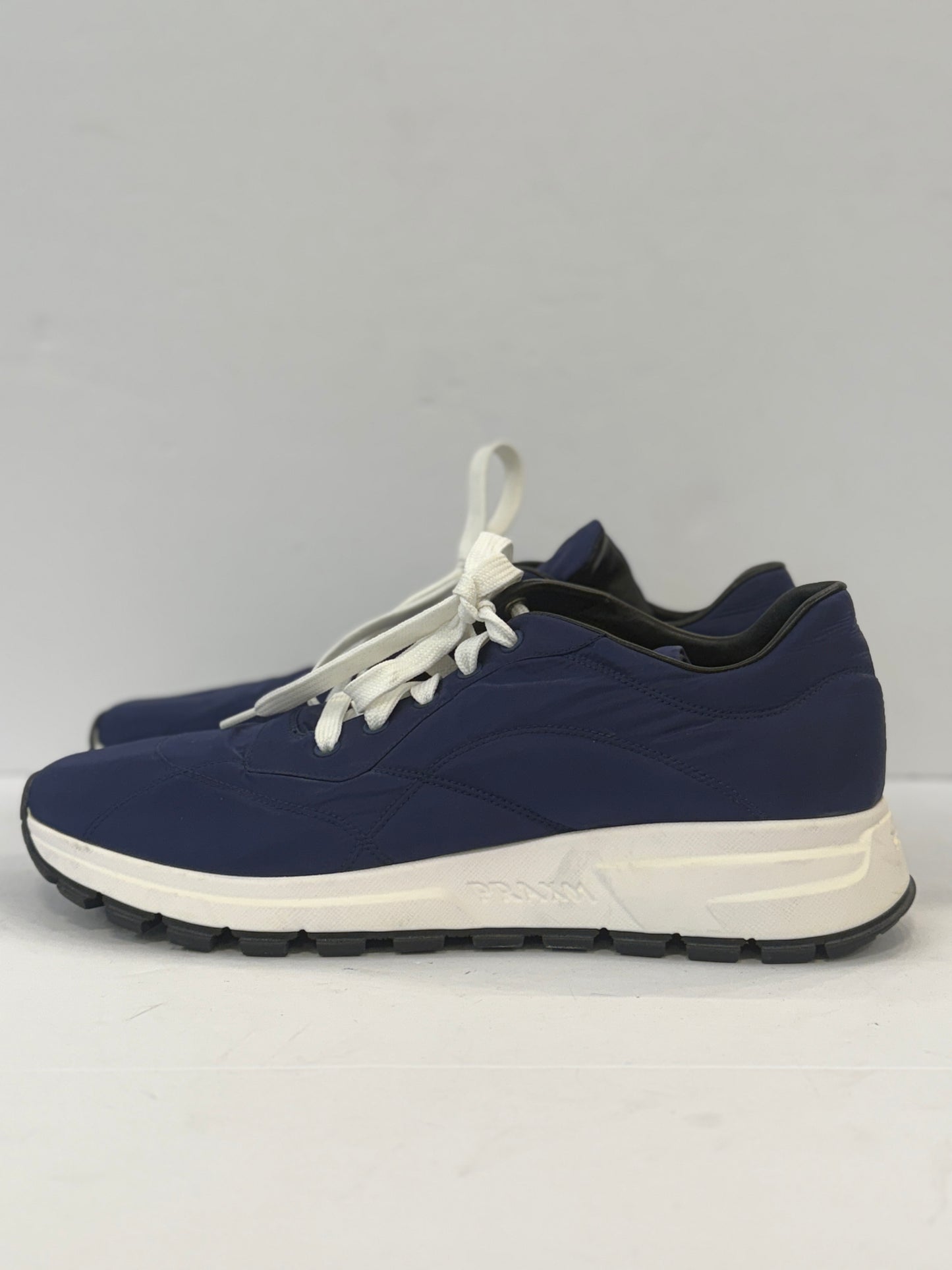 PRADA Navy Nylon Sneakers / US10-EUR41