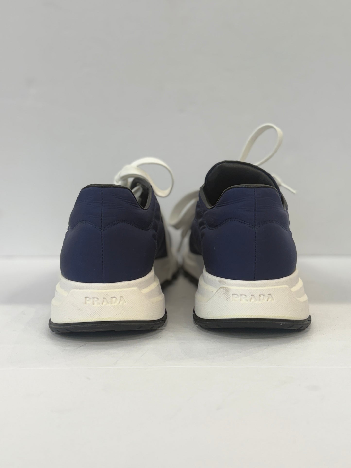 PRADA Navy Nylon Sneakers / US10-EUR41