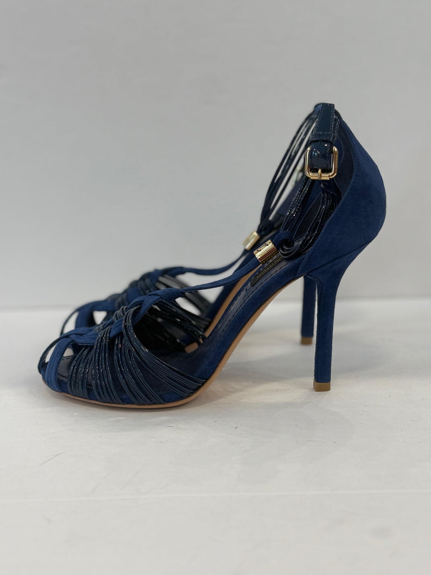 LOUIS VUITTON High Heels Leather and suede Sandals /EU36.5- US6.5
