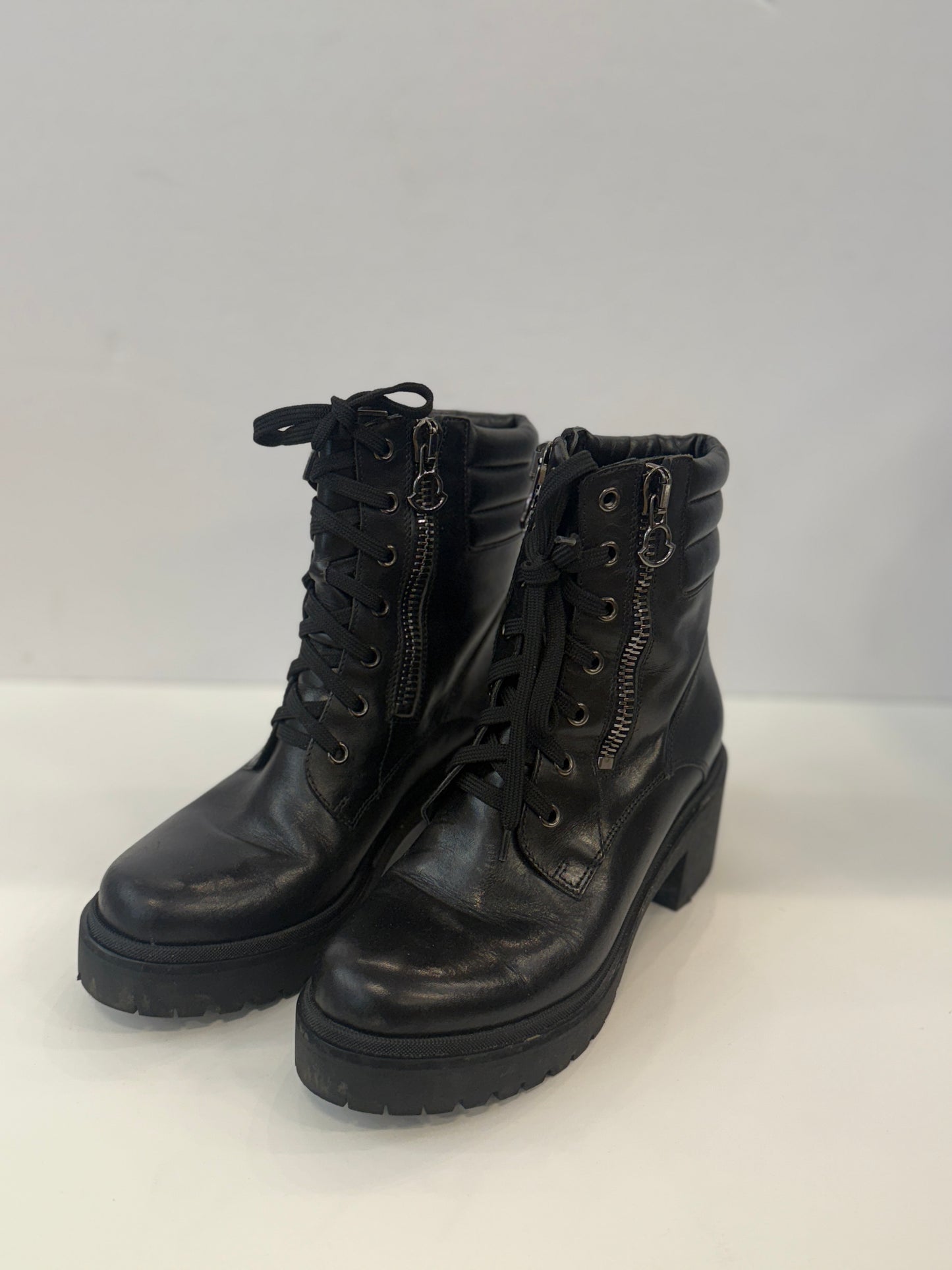 MONCLER Leather Boots / EU37.5 US37.5