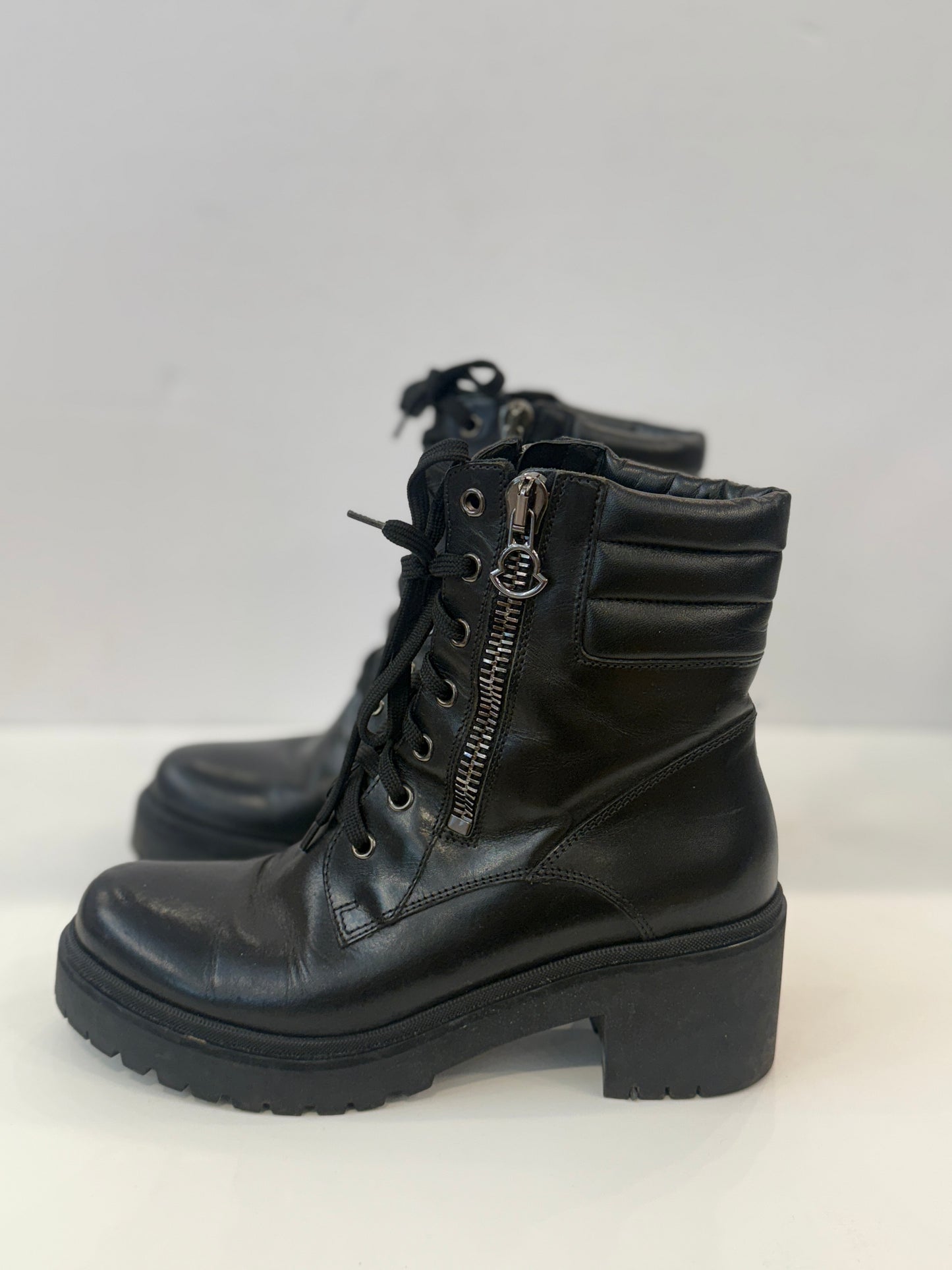 MONCLER Leather Boots / EU37.5 US37.5