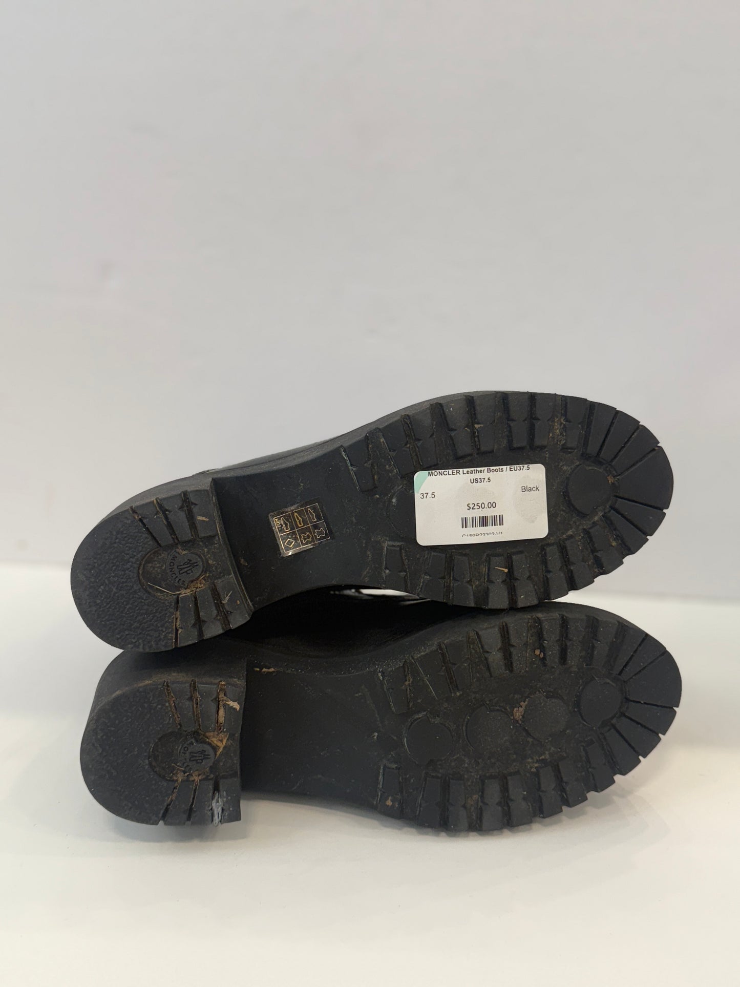 MONCLER Leather Boots / EU37.5 US37.5