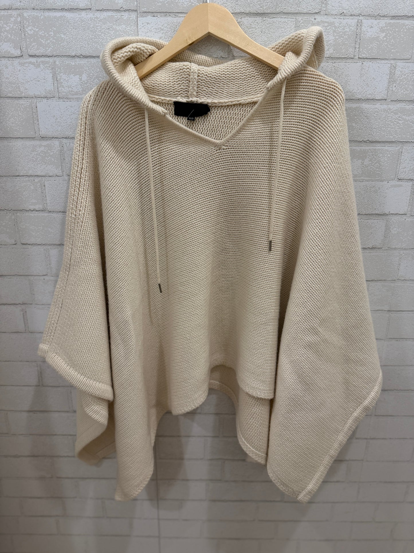 NILI LOTAN Chunky Hoodie Poncho/OS