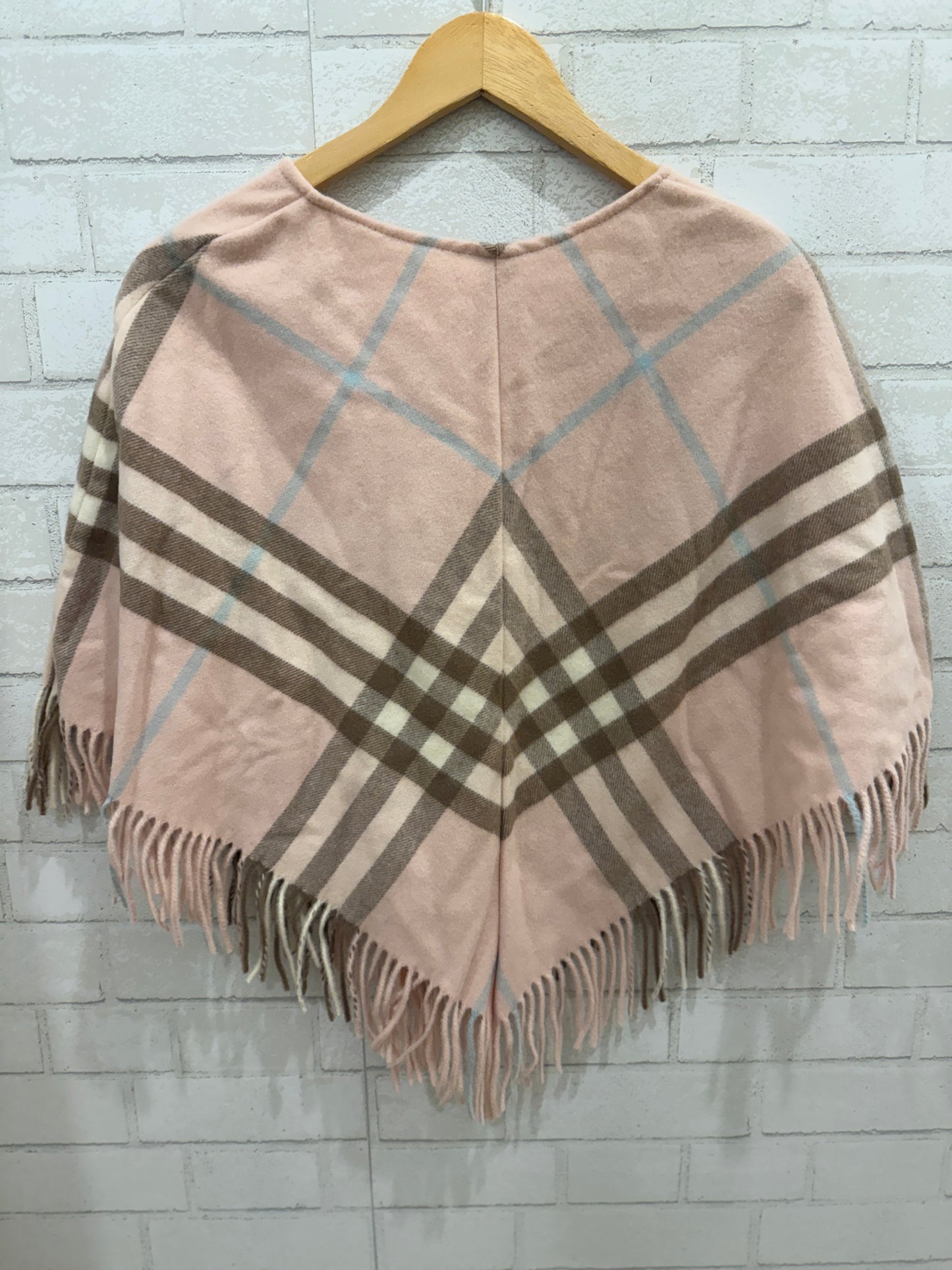 BURBERRY NWT Wool & Cashmere Short Poncho/OS