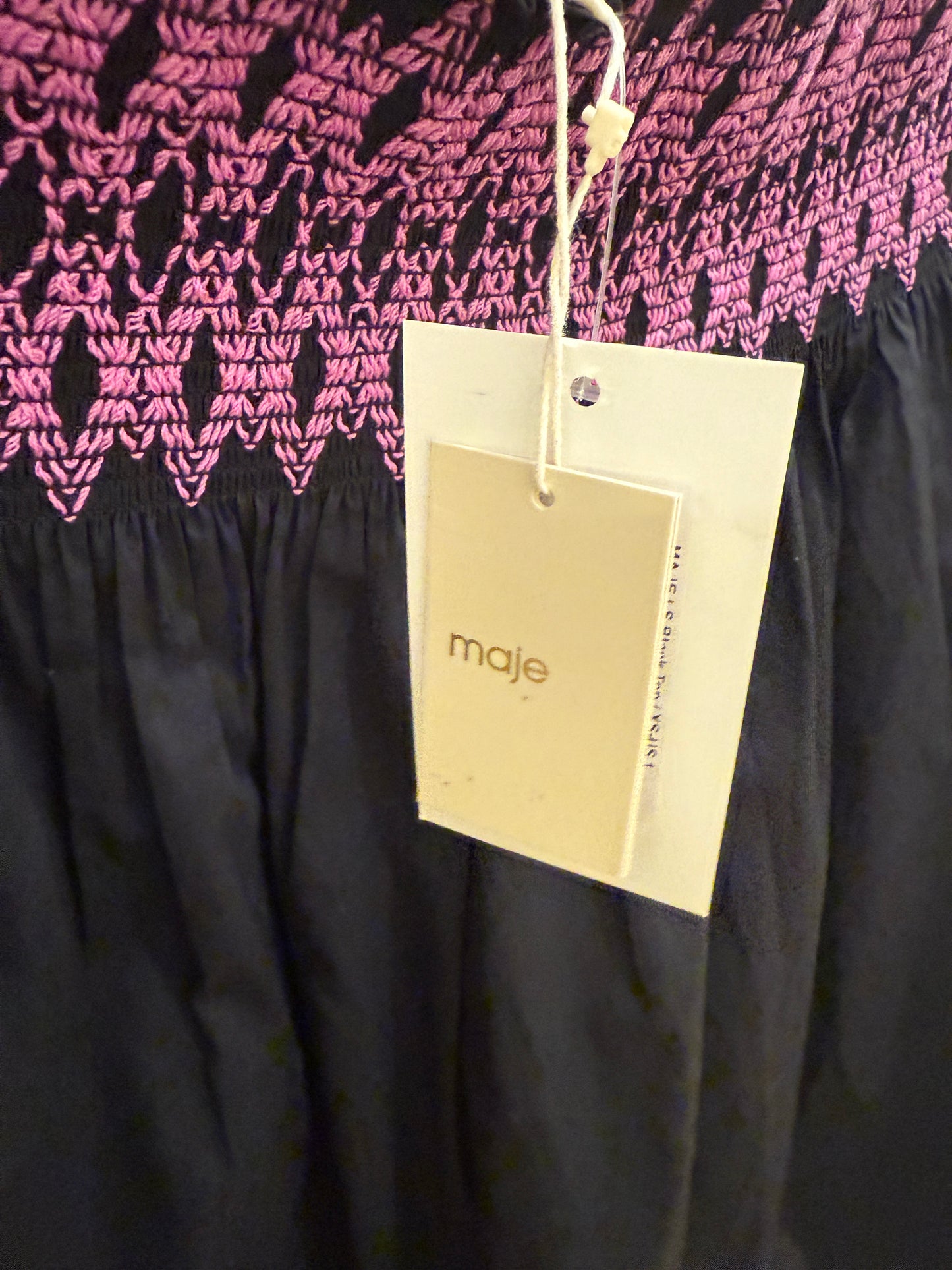 MAJE NWT LS Black Top / XS-1