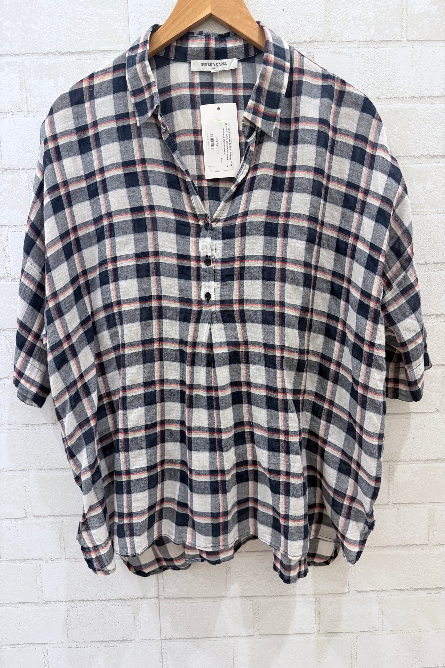 GERARD DAREL SS Cotton Blouse / L-EU42