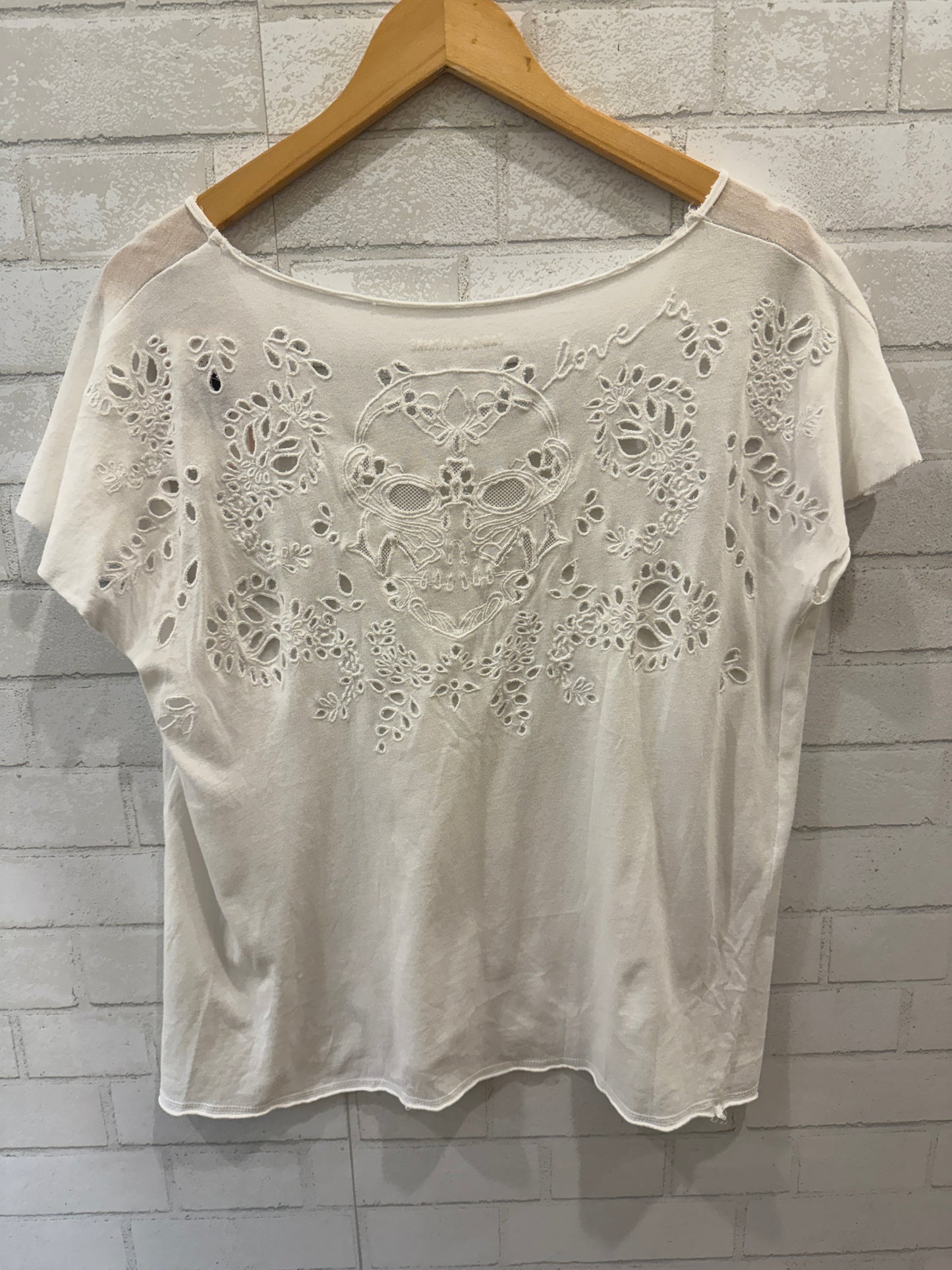 ZADIG & VOLTAIRE Embroidered T-shirt / S