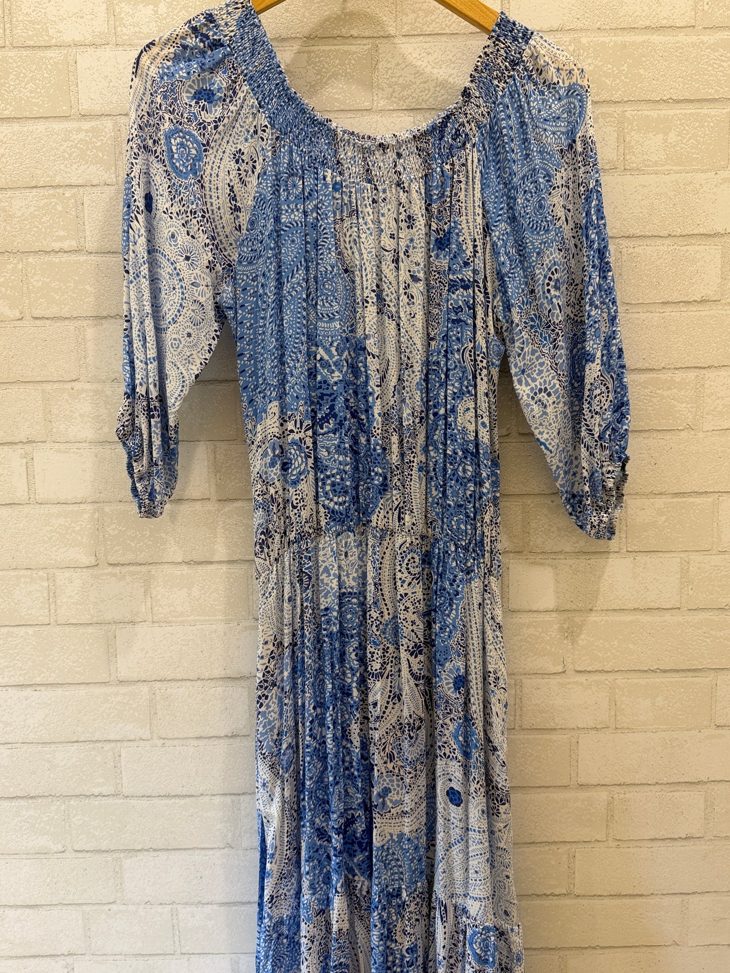 MELISSA ODABASH LS Maxi Dress / S