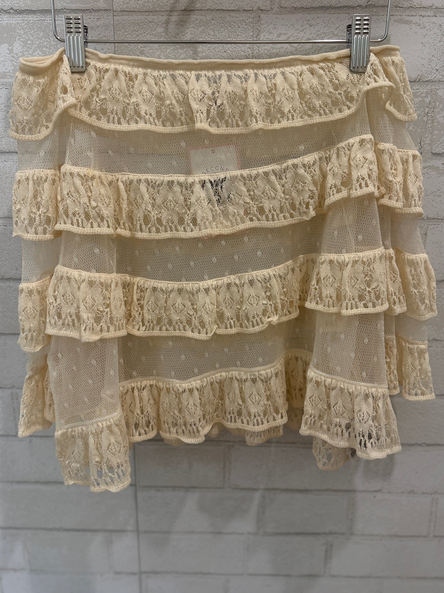 RED VALENTINO Lace Ruffle Skirt / XS