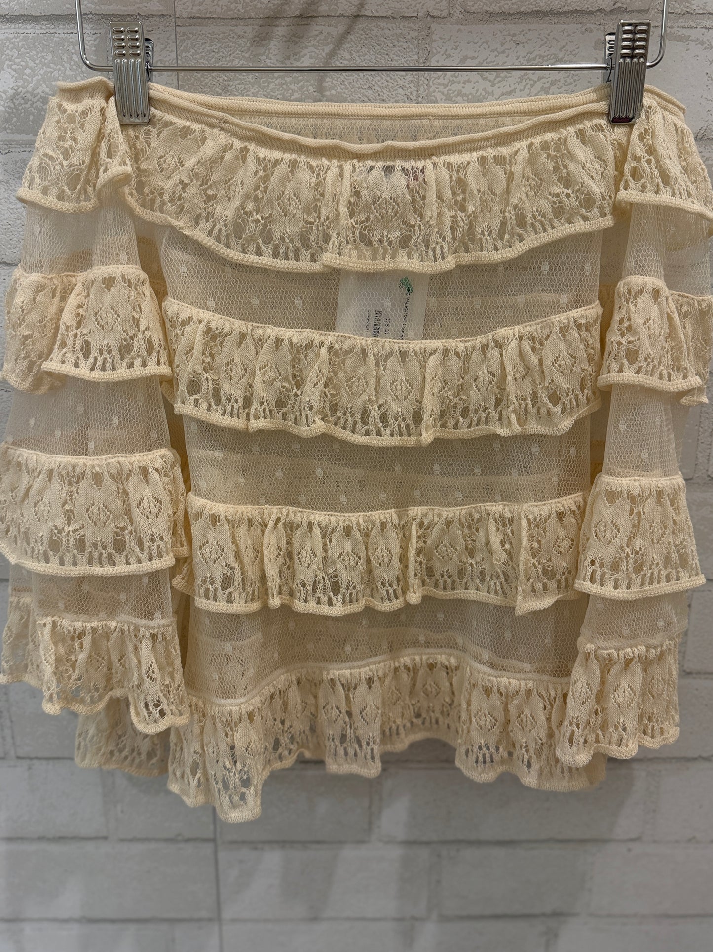 RED VALENTINO Lace Ruffle Skirt / XS