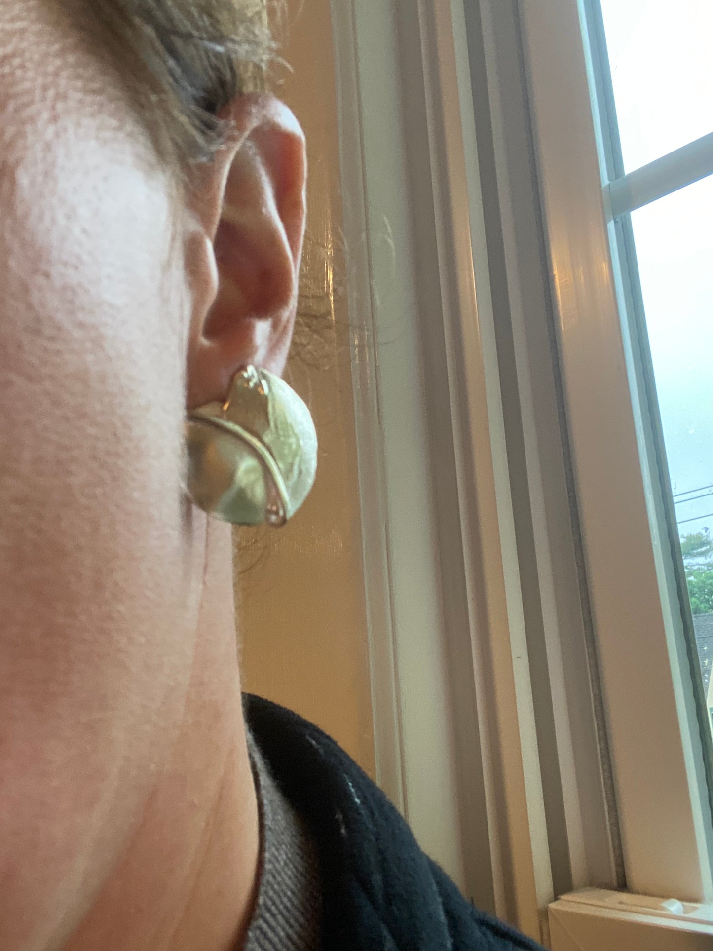 NO BRAND Silver Clip Earrings