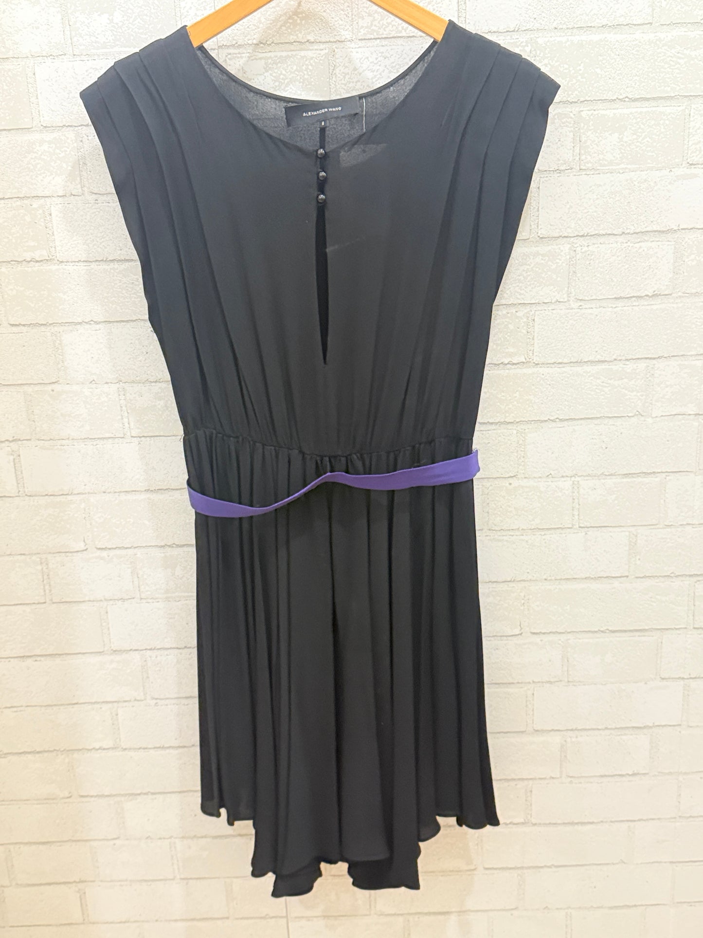 ALEXANDER WANG Dress with Purple Belt / S-US6
