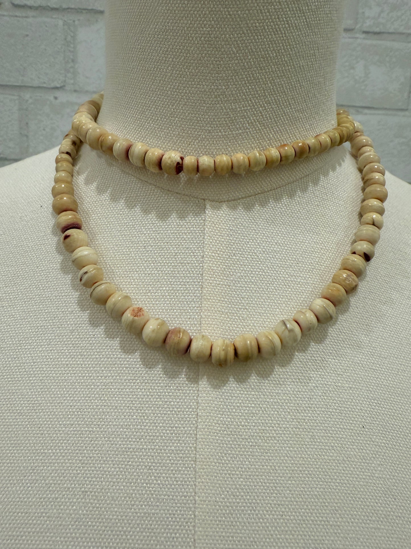 NO BRAND Wood Beads Maxi necklace