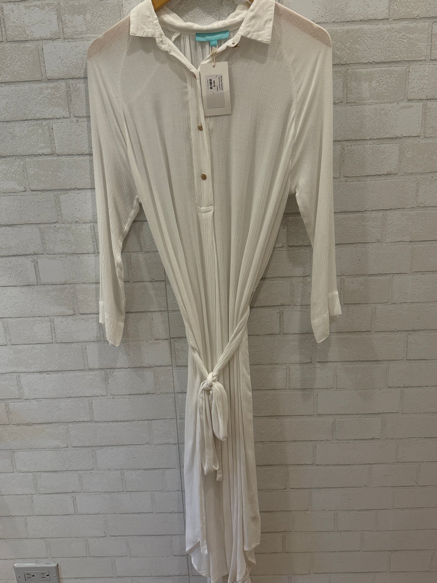MELISSA ODABASH maxi shirt dress/ S