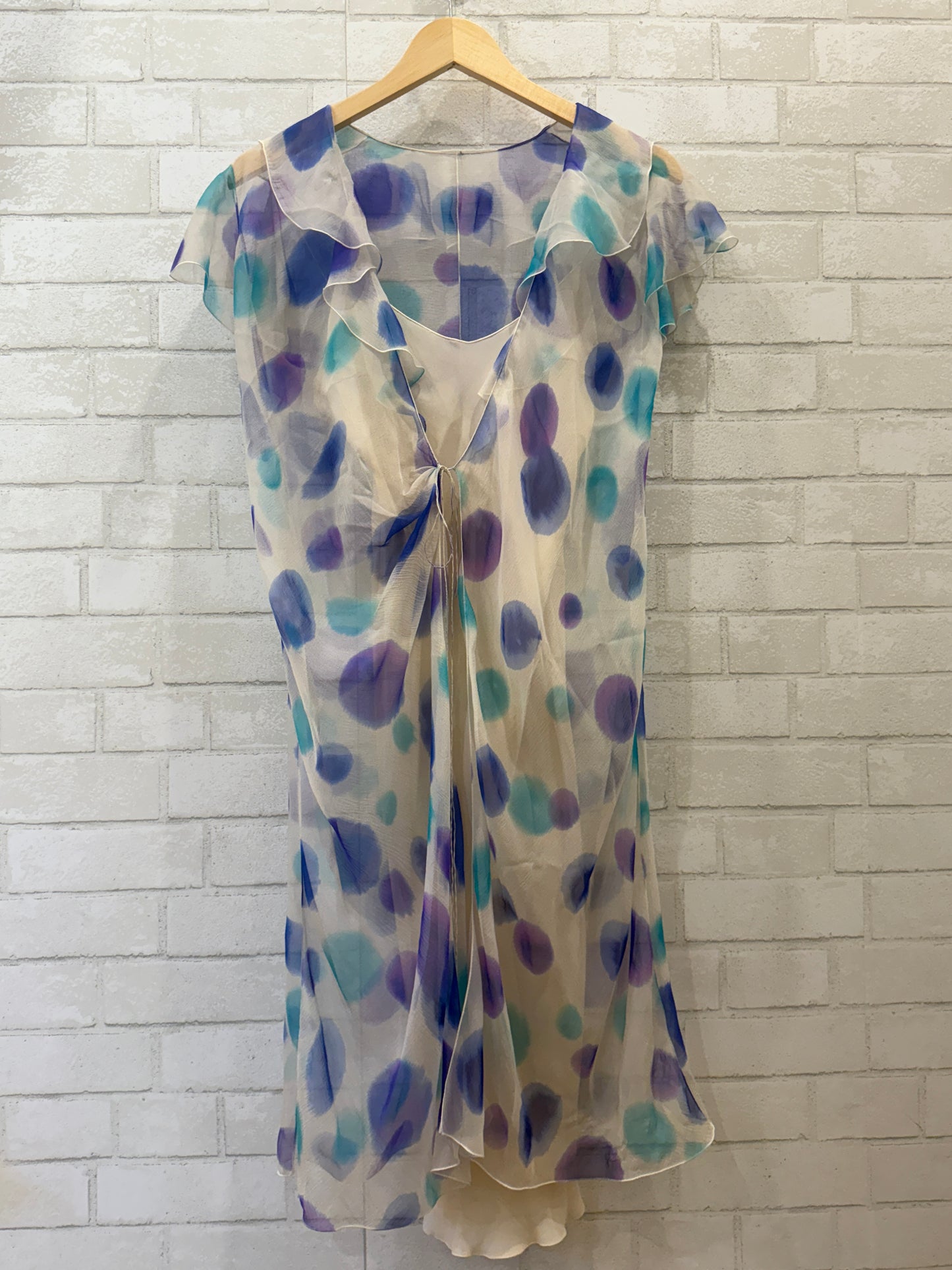 BALMAIN Wrap Dress with slip / M-EU38