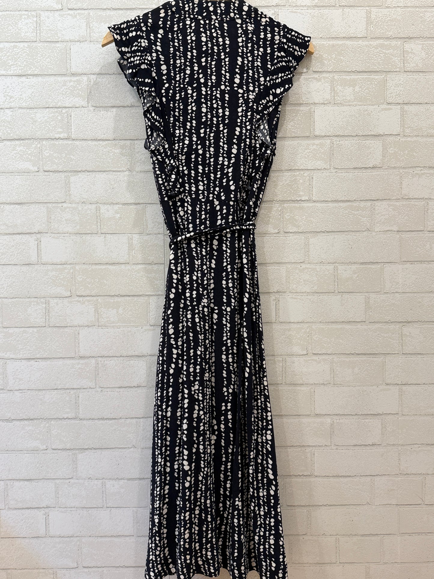 WHISTLES V Neck Wrapped long Dress/US4-EU36