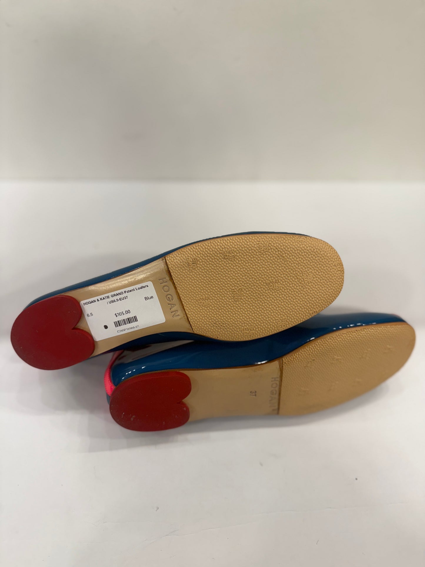HOGAN & KATIE GRAND Patent Loafers / US6.5-EU37