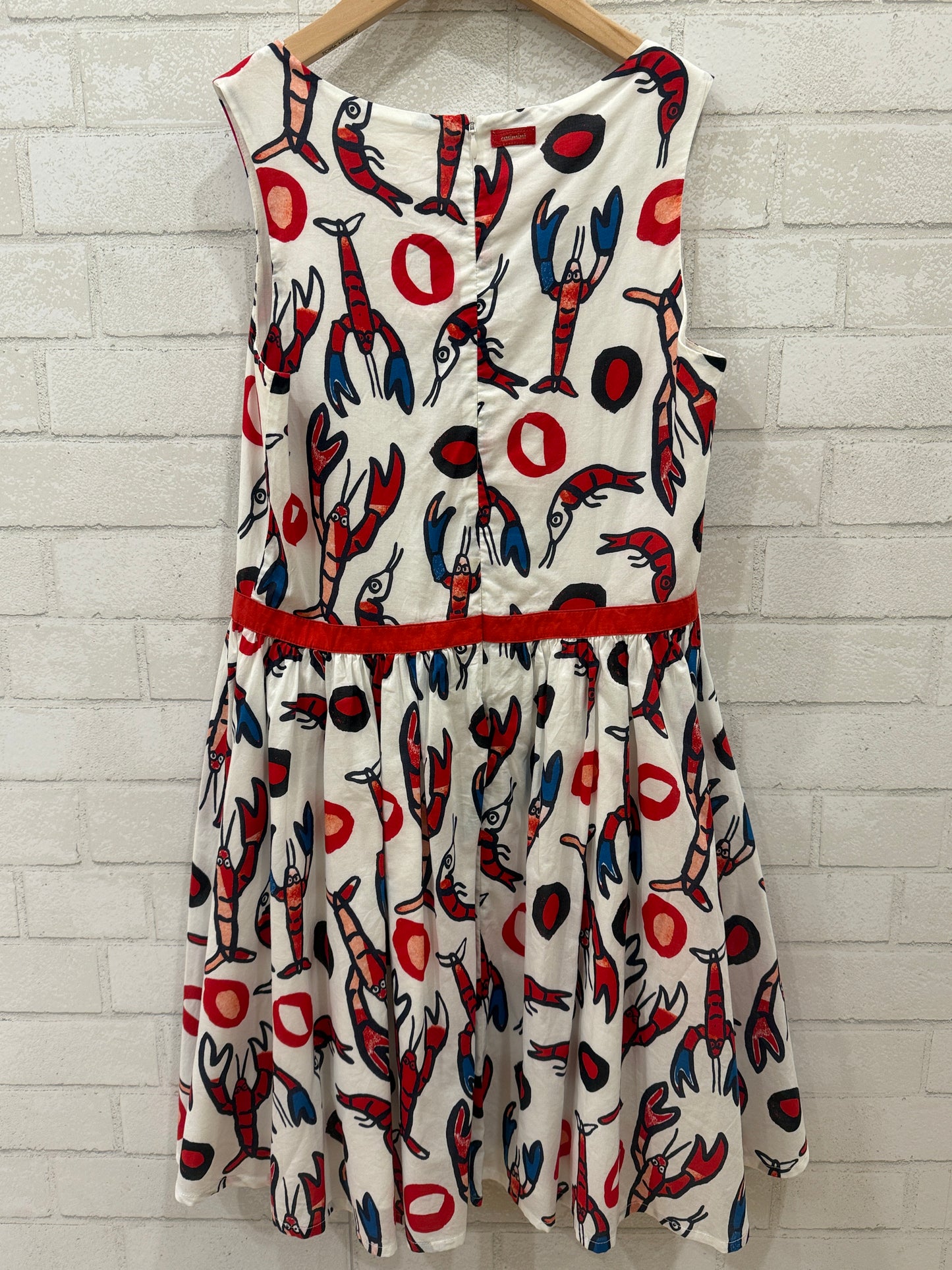 CATIMINI Lobster printed Voile Dress 14Y