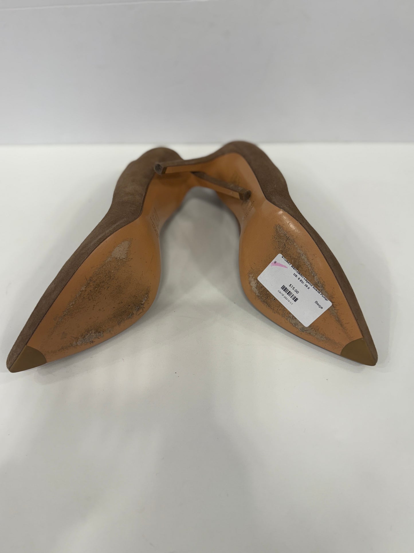 STUART WEITZMAN Legend Suede Pump/ US: 9-EU: 39.5