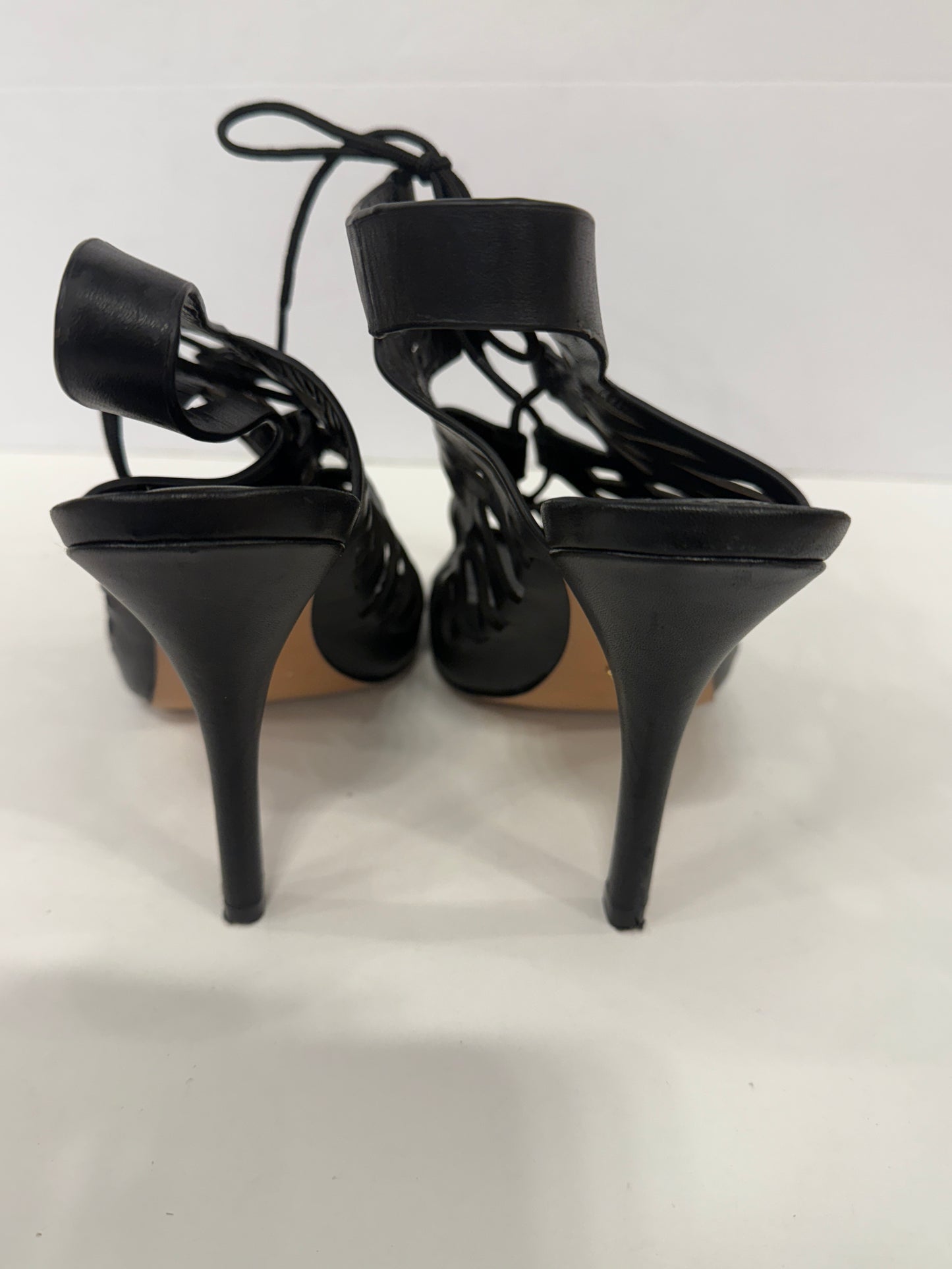 POUR LA VICTOIRE Sling Bacl Leather Cut / US: 8.5- EU: 39