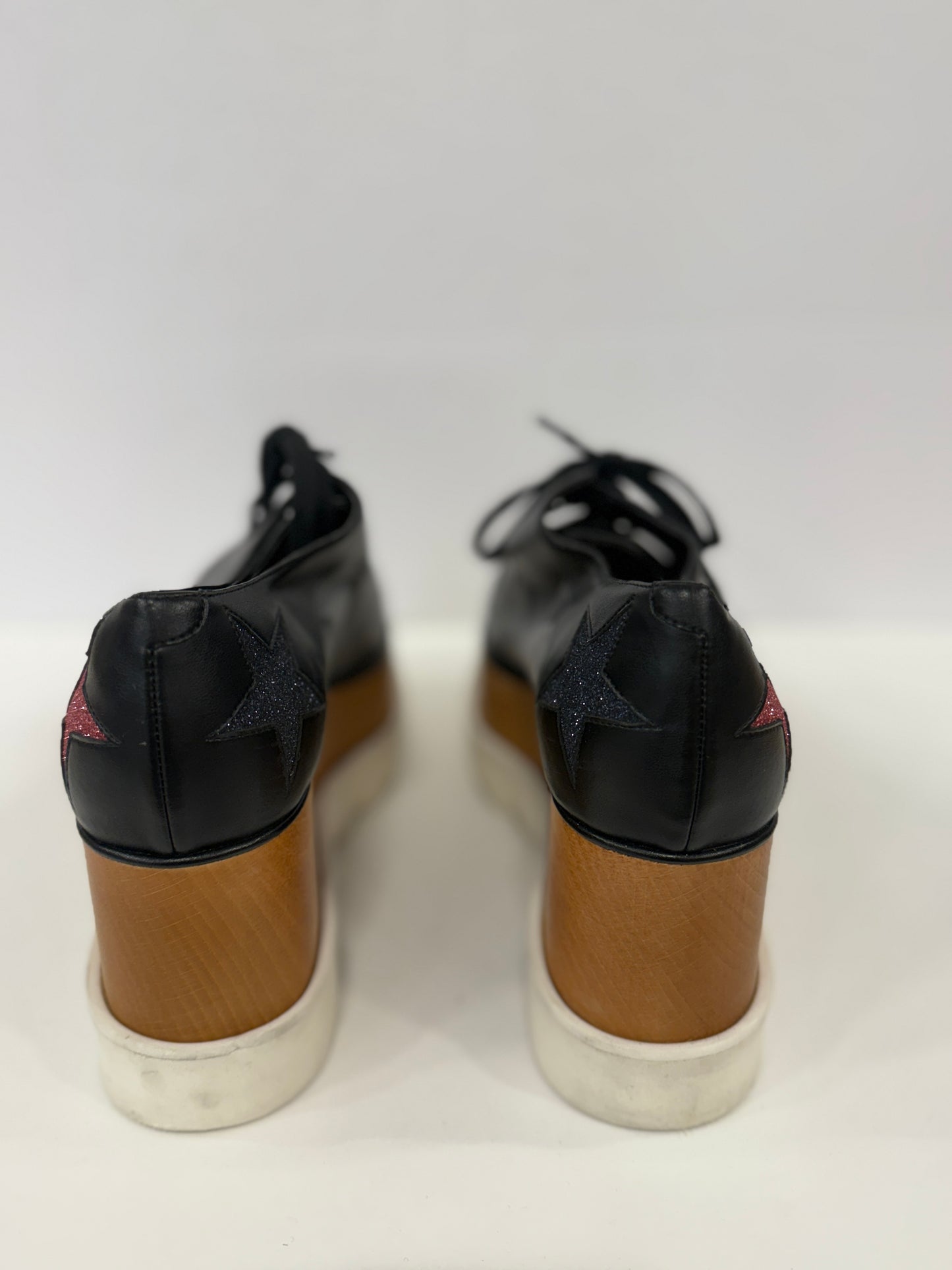 STELLA MC CARTNEY Colorblock Oxfords With Stars/ US: 8- EU: 38.5
