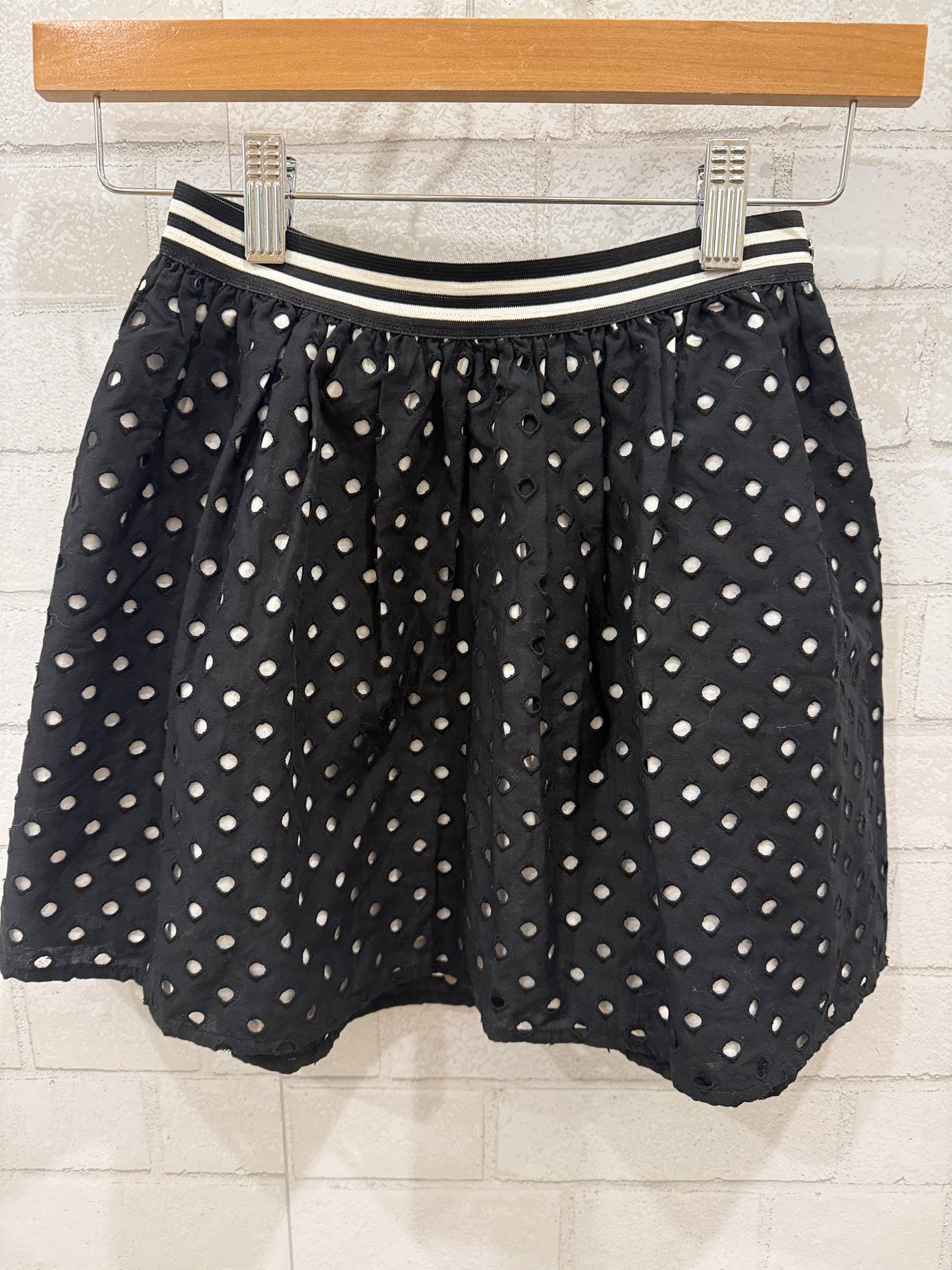 IKKS Polka Dots Embroidered Skirt / 10Y