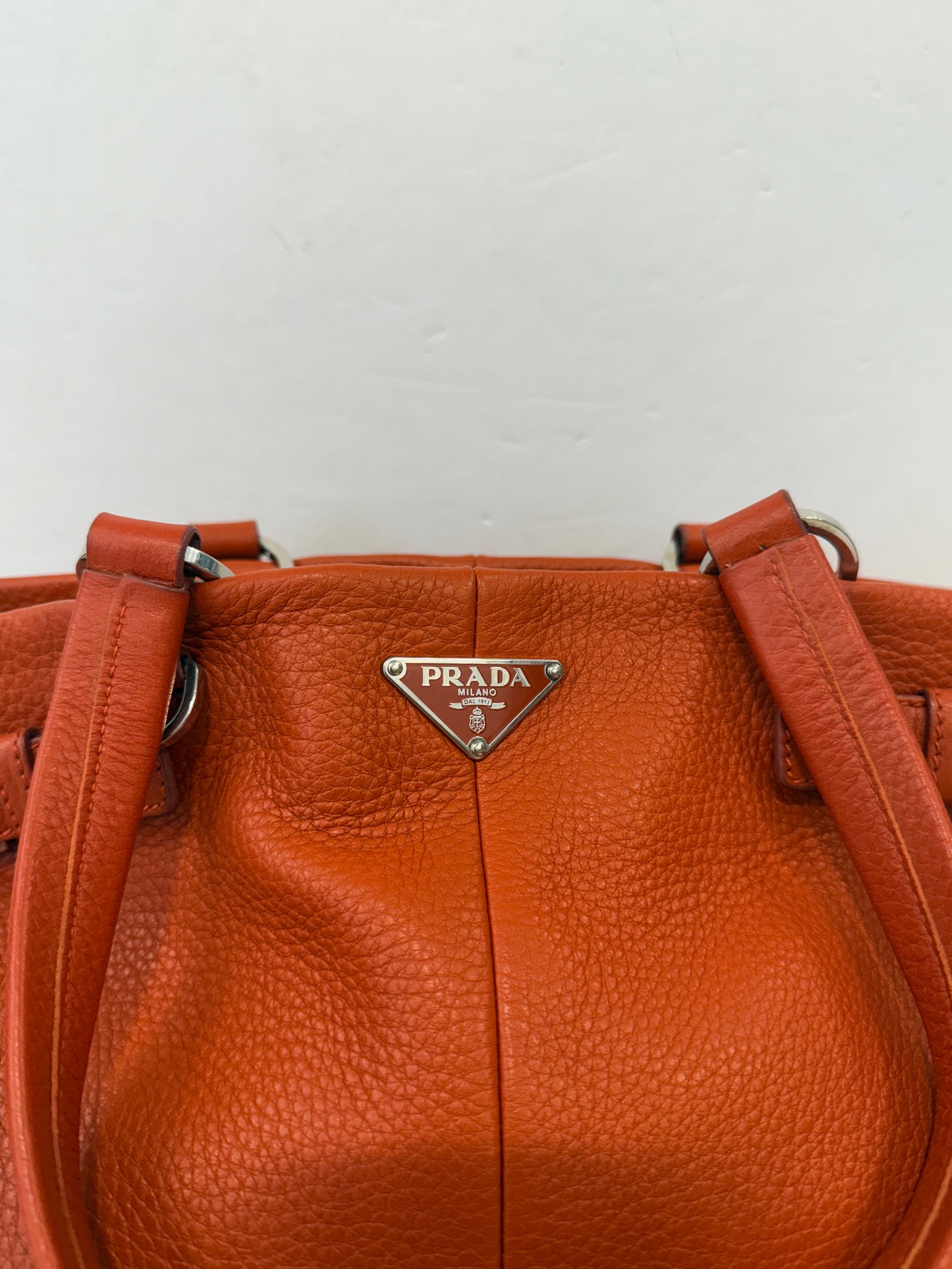 PRADA Vitello lether Daino Shoulder Bag