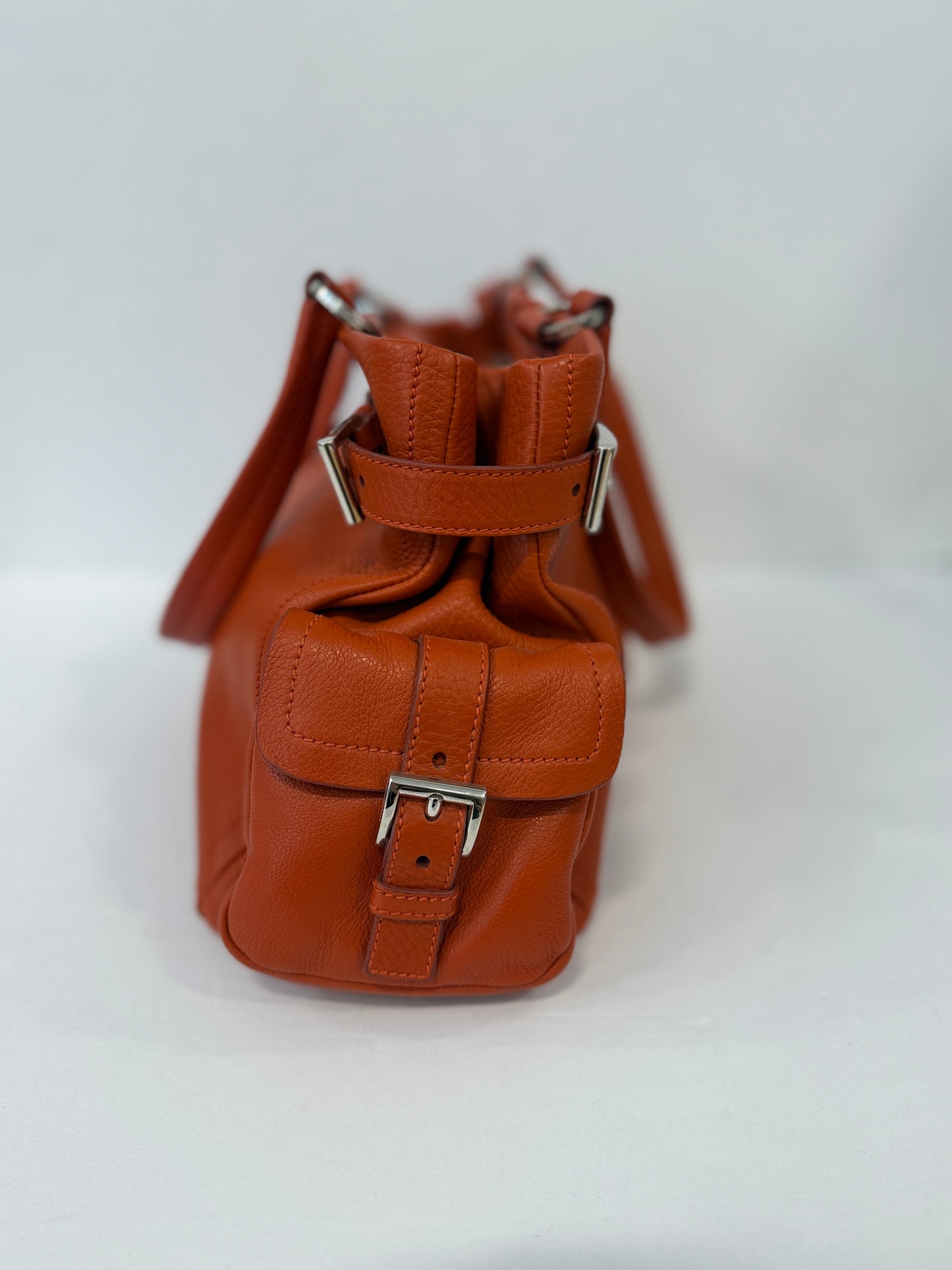 PRADA Vitello lether Daino Shoulder Bag