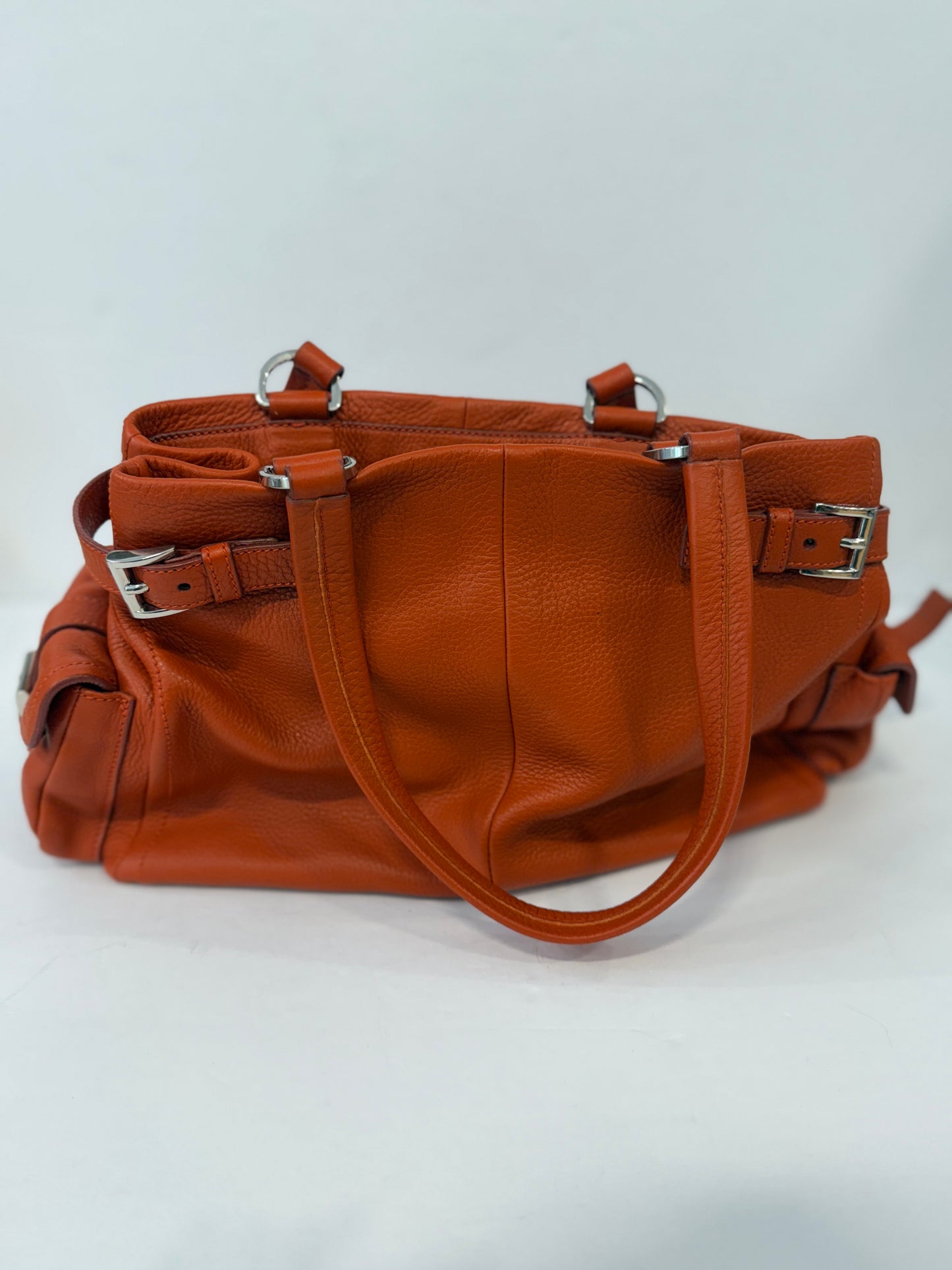 PRADA Vitello lether Daino Shoulder Bag