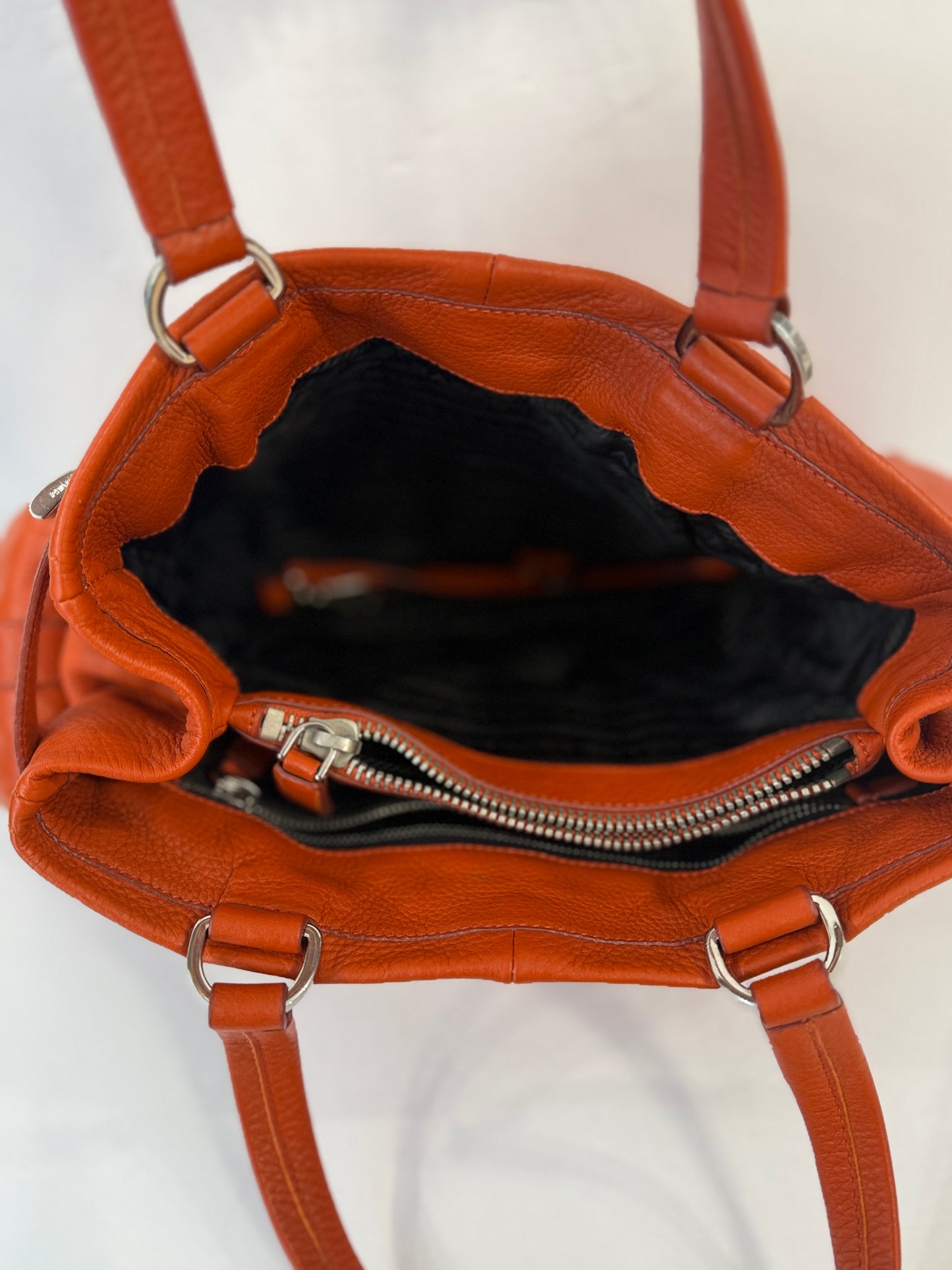 PRADA Vitello lether Daino Shoulder Bag