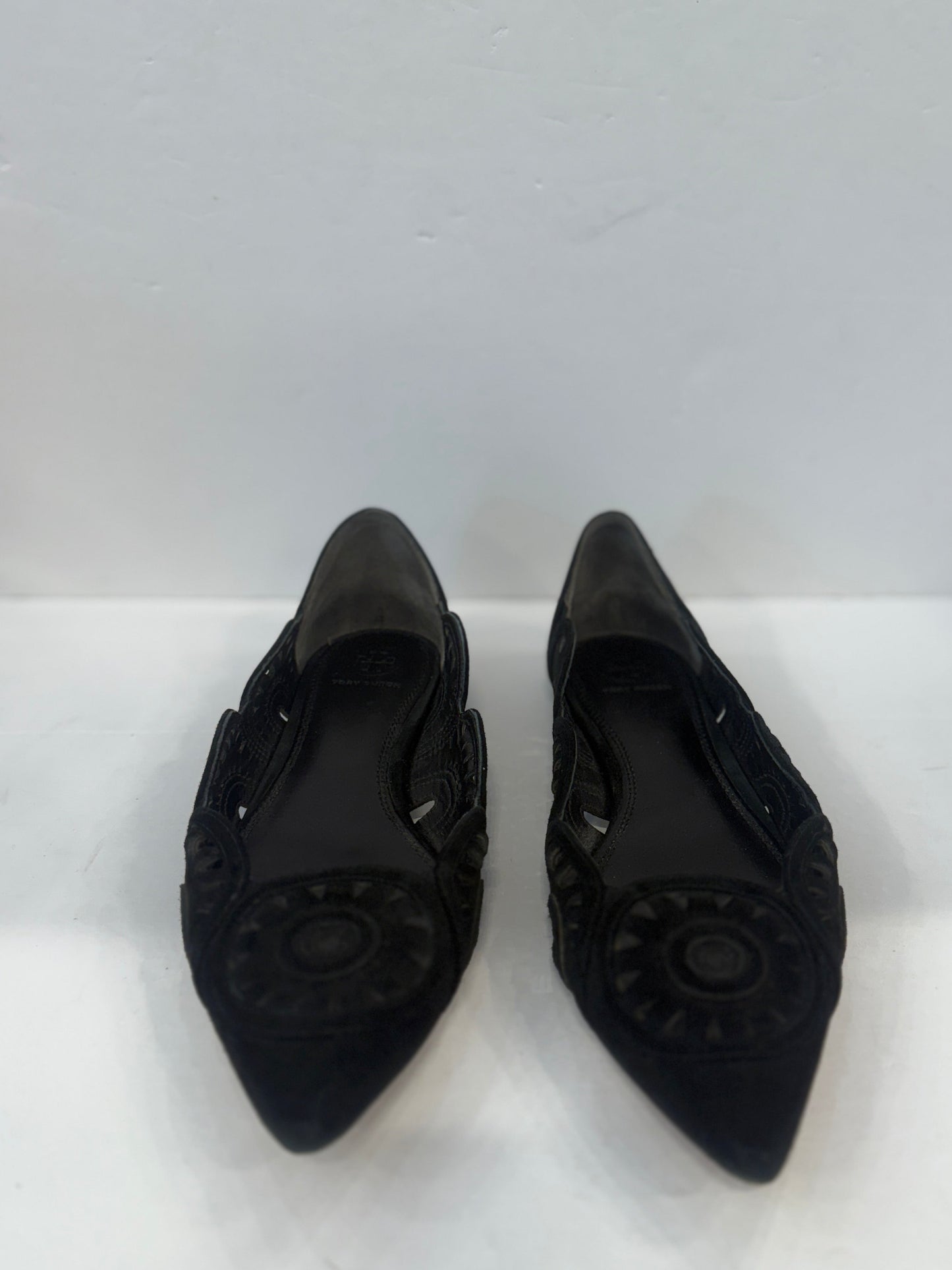 TORY BURCH Pointy Suede Ballerines/US9-EU40