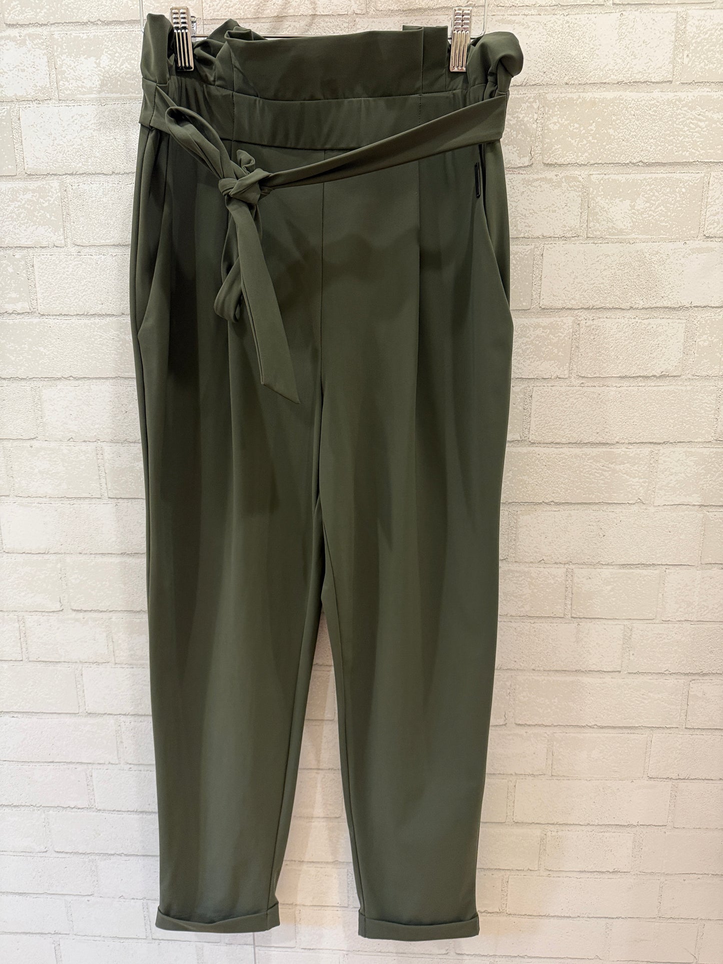 ONA NWT Elastic Waist With Belt pants/S