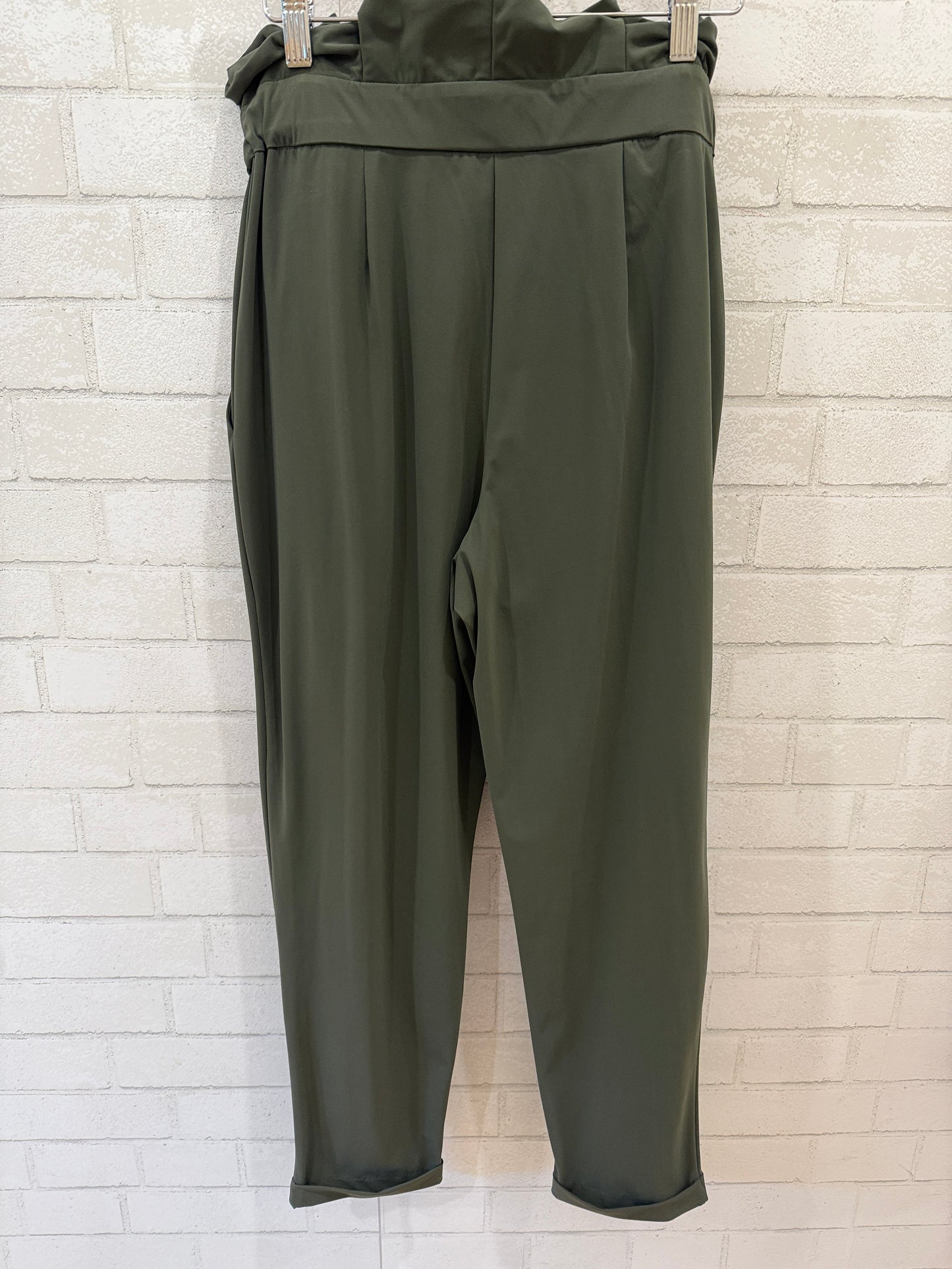 ONA NWT Elastic Waist With Belt pants/S