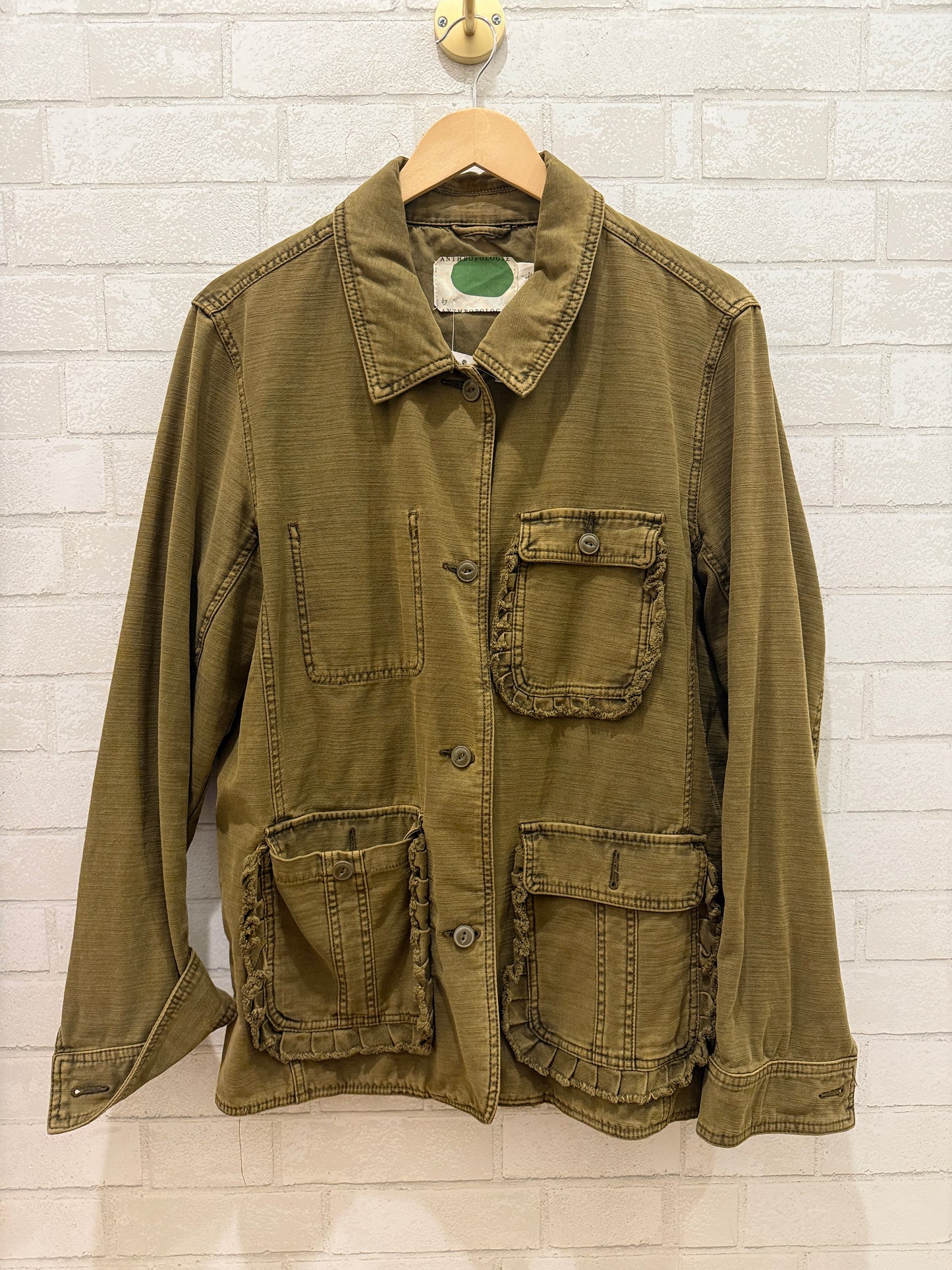 ANTHROPOLOGIE Button up and Big Pockets Jacket/ US: XS-EU:44