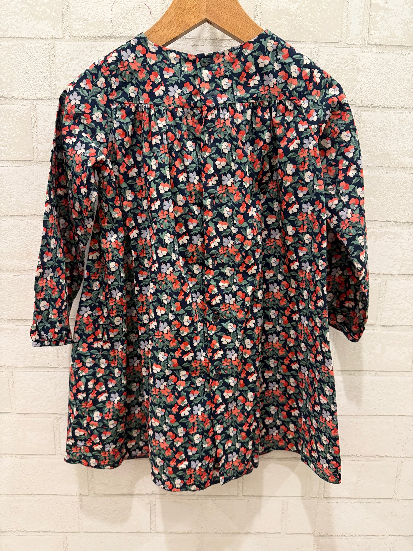 BONPOINT Cotton Floral Dress/ 3Y