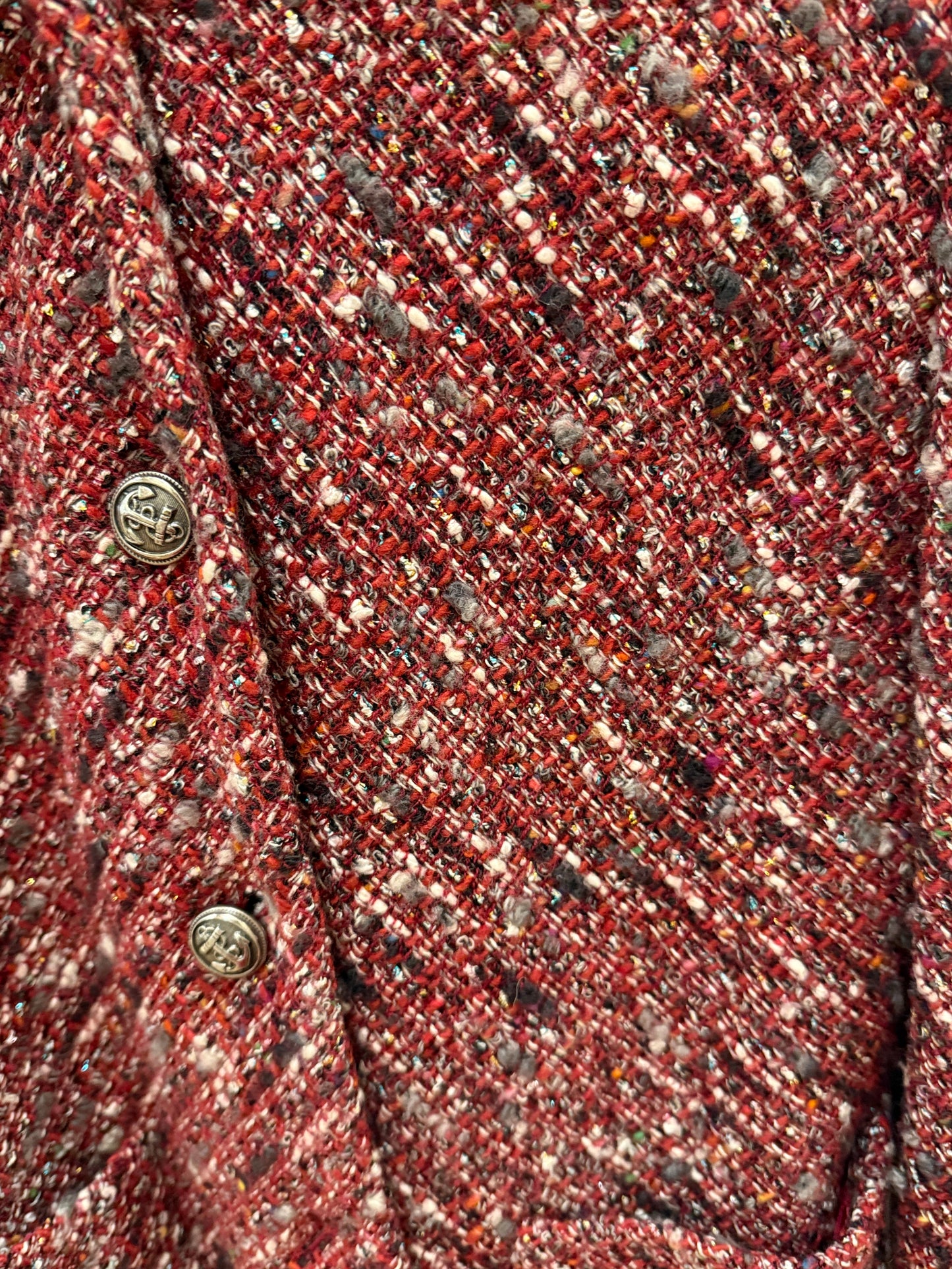 MARC JACOBS LS Wool Tweed Buttoned Jacket/ US8- M