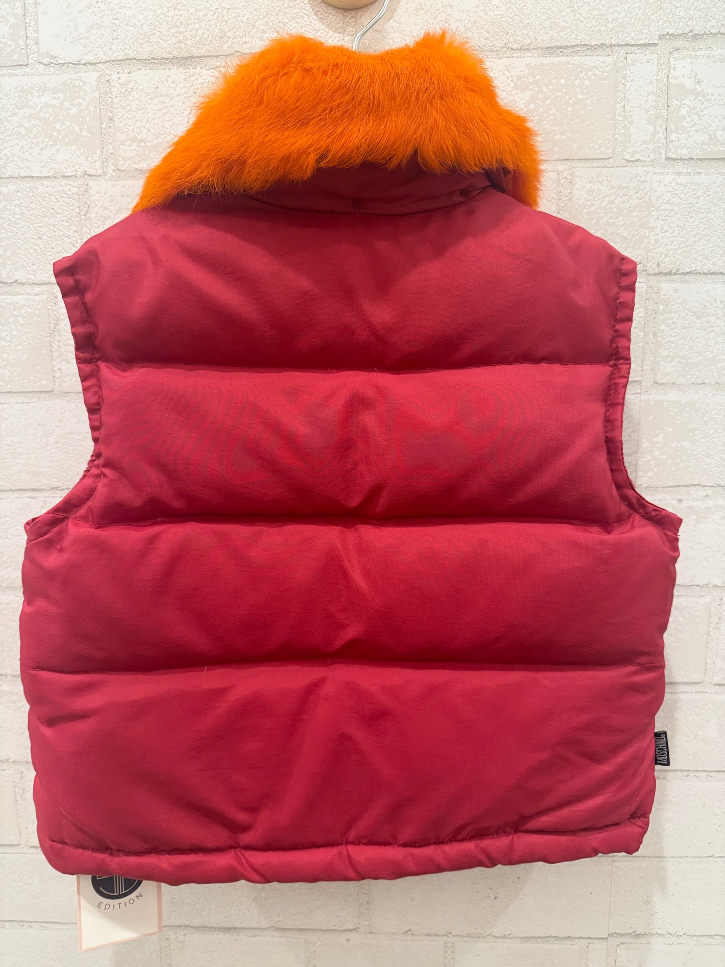 MOSCHINO Tank Coat With Fur/ 3Y