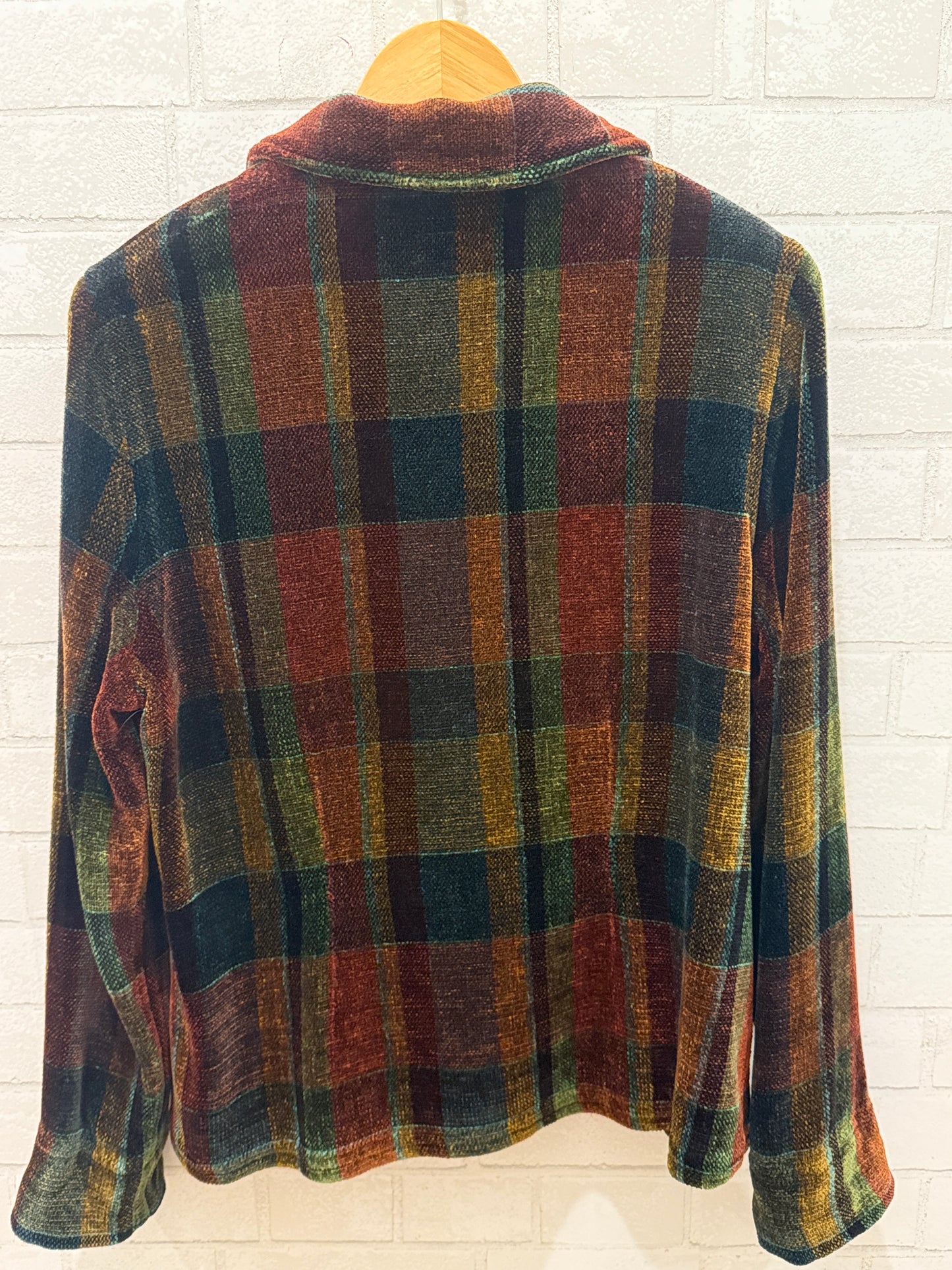 LOOMINUS Plaid Handwoven Jacket / M