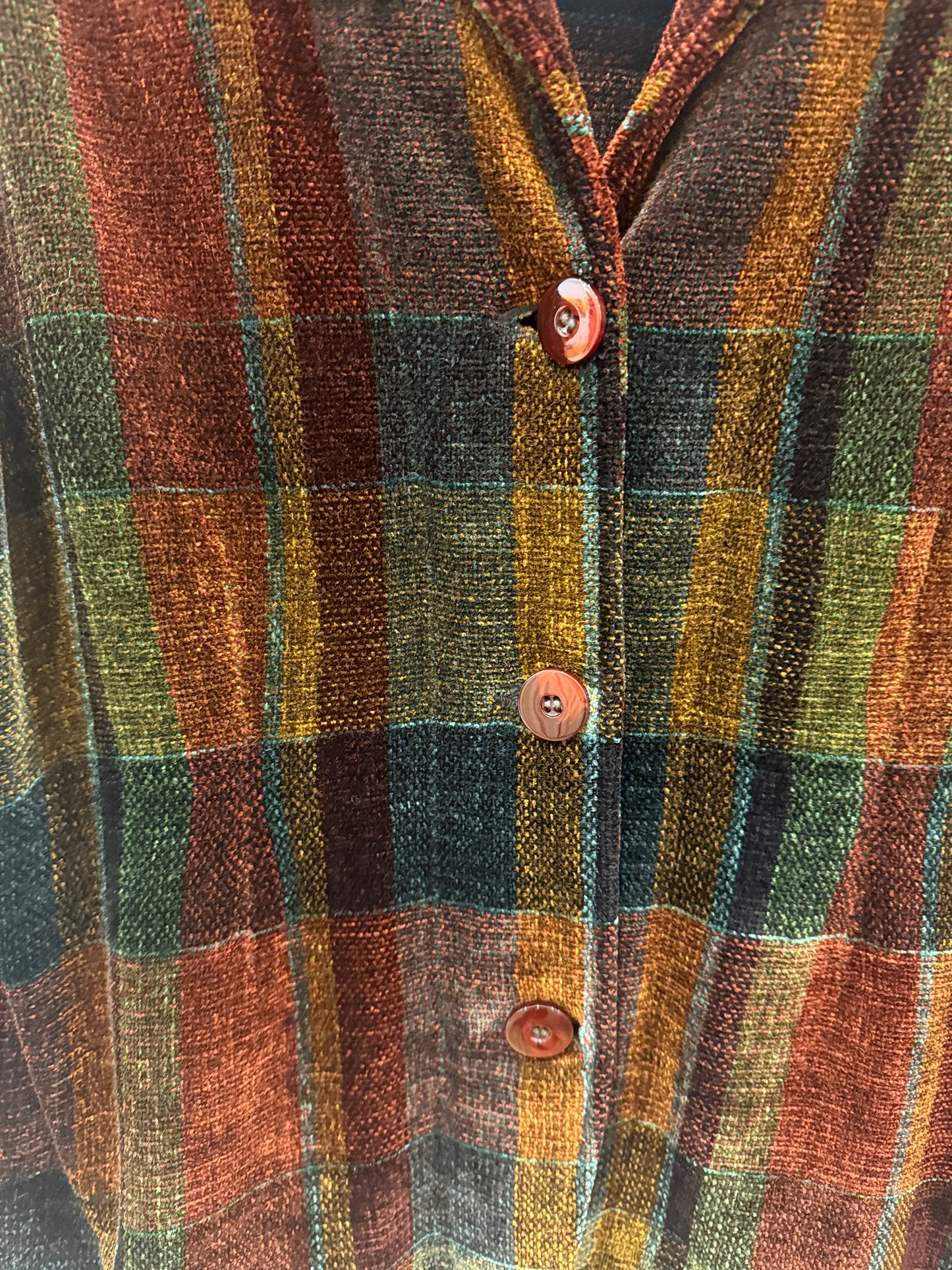 LOOMINUS Plaid Handwoven Jacket / M
